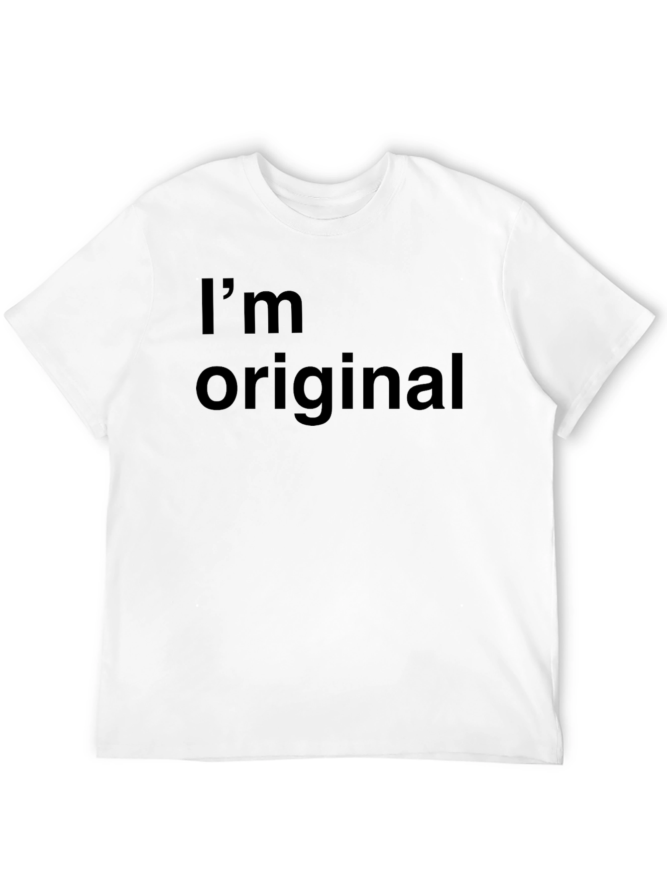 Im Original Black Graphic Tee