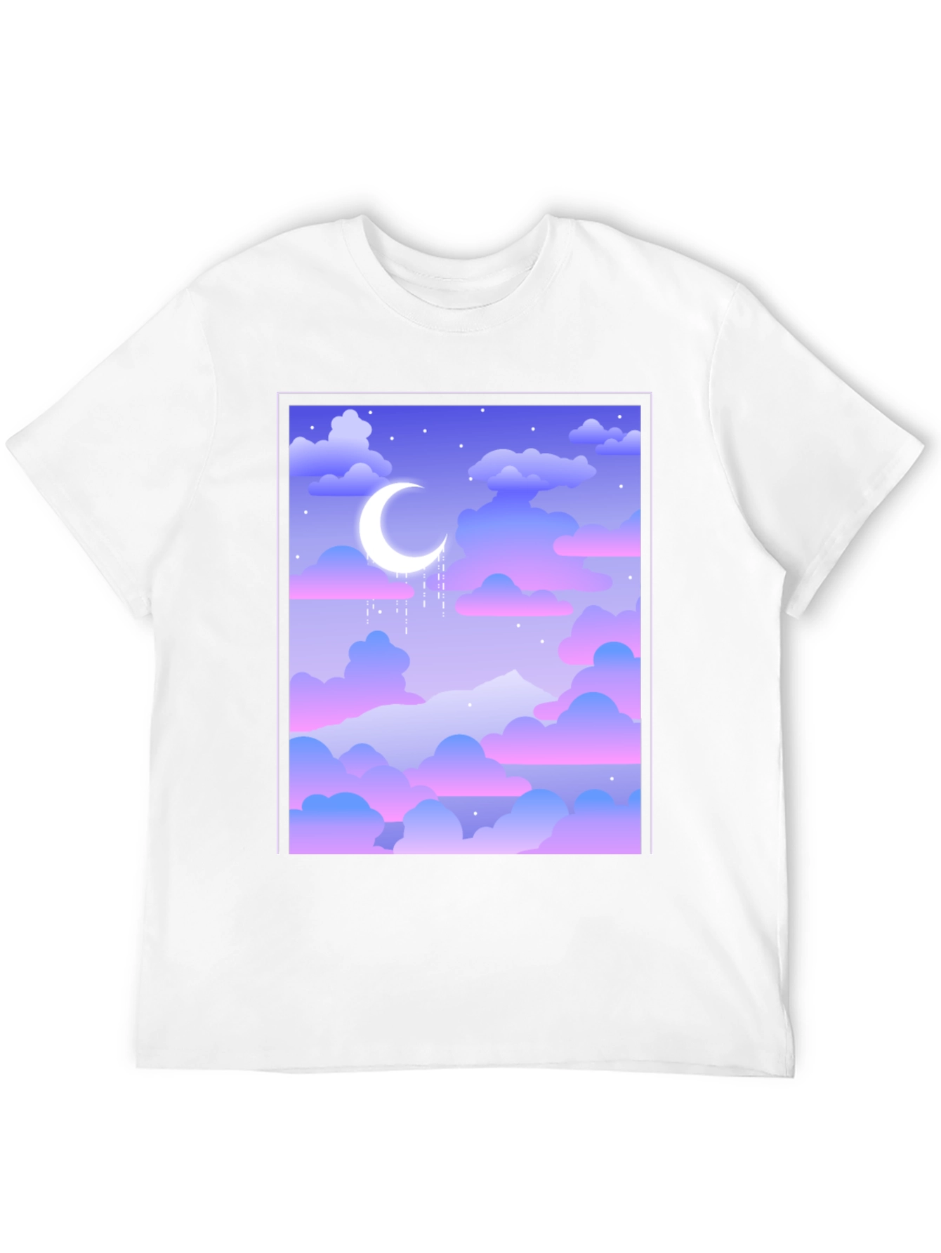 Dreamy Moonscape Black Tee