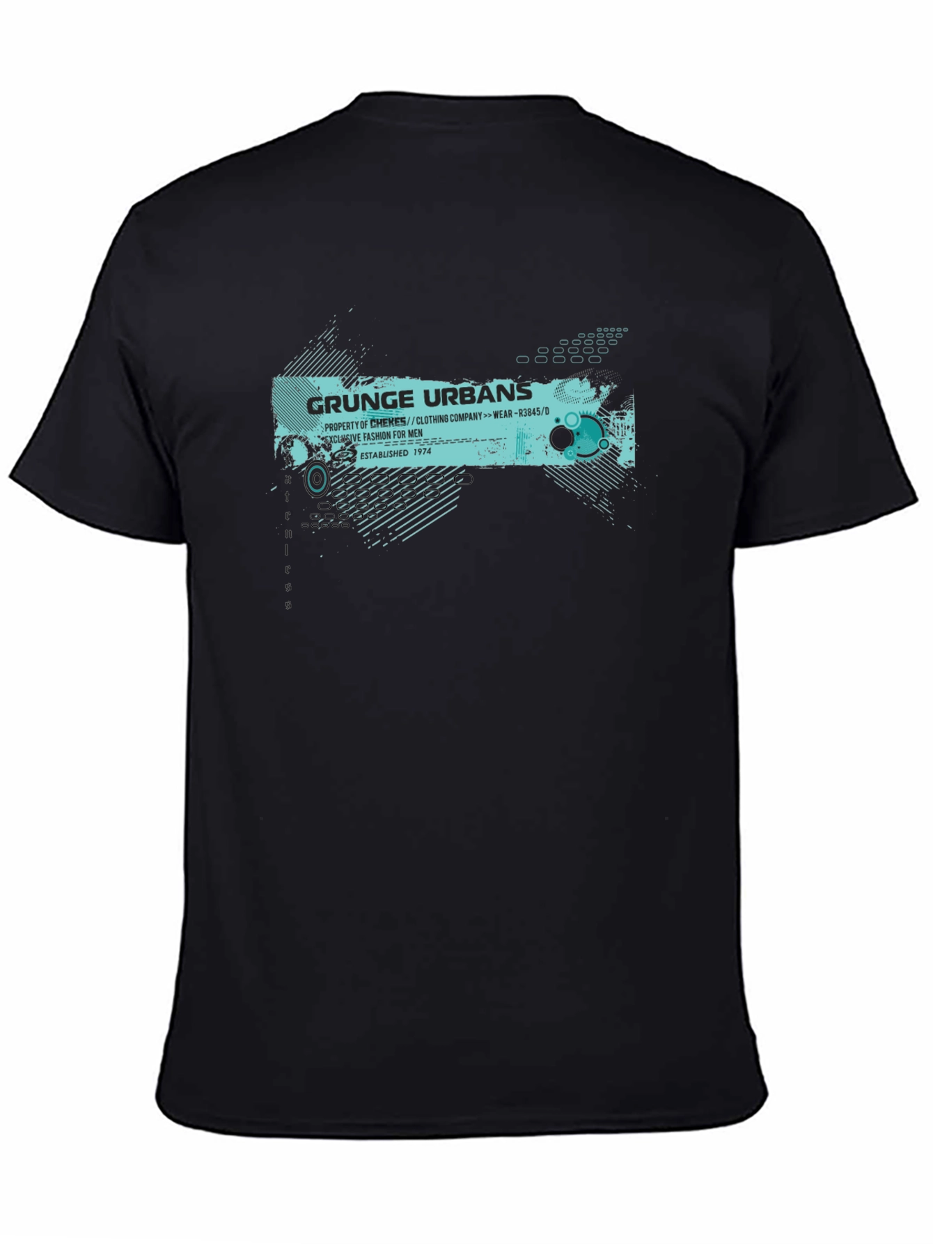 Grunge Urbans Graphic Tee - Mens Fashion