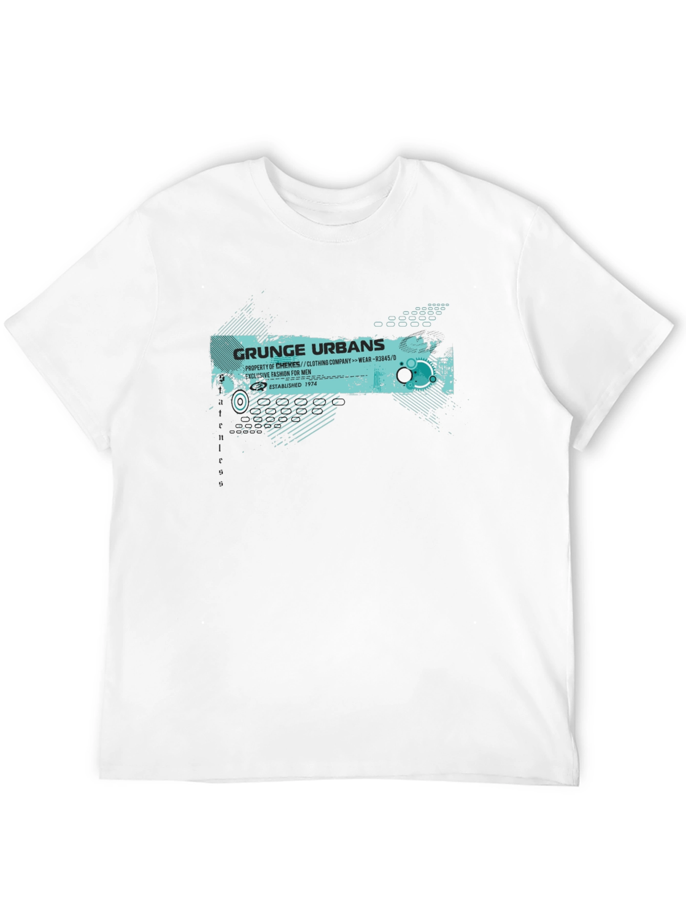Grunge Urbans Graphic Tee - Mens Fashion
