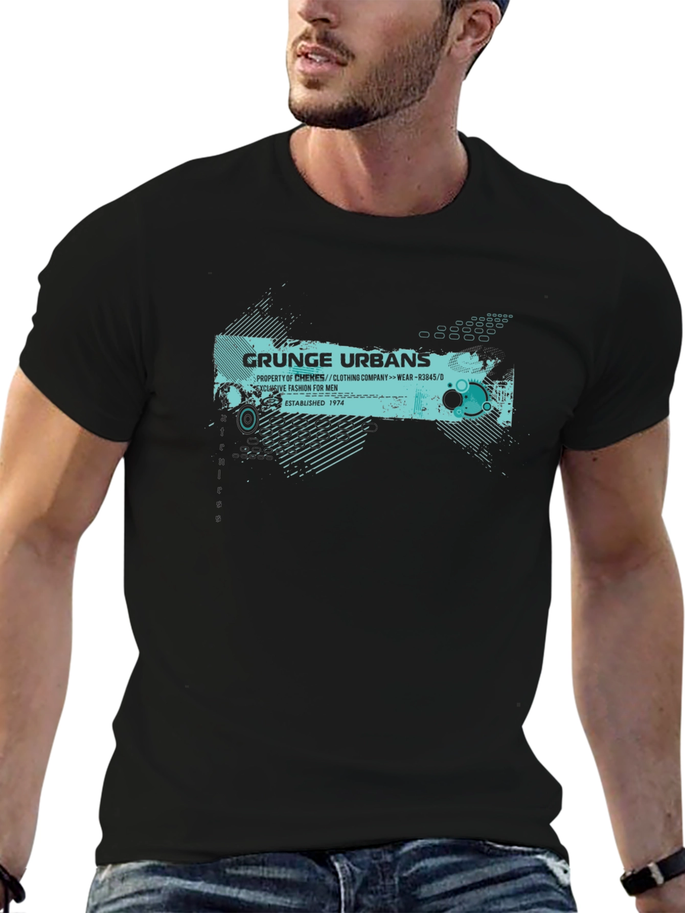 Grunge Urbans Graphic Tee - Mens Fashion