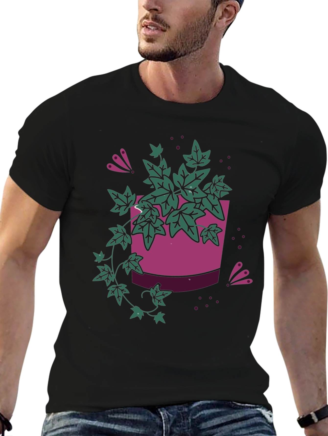 Plant Graphic Tee - Modern Unisex