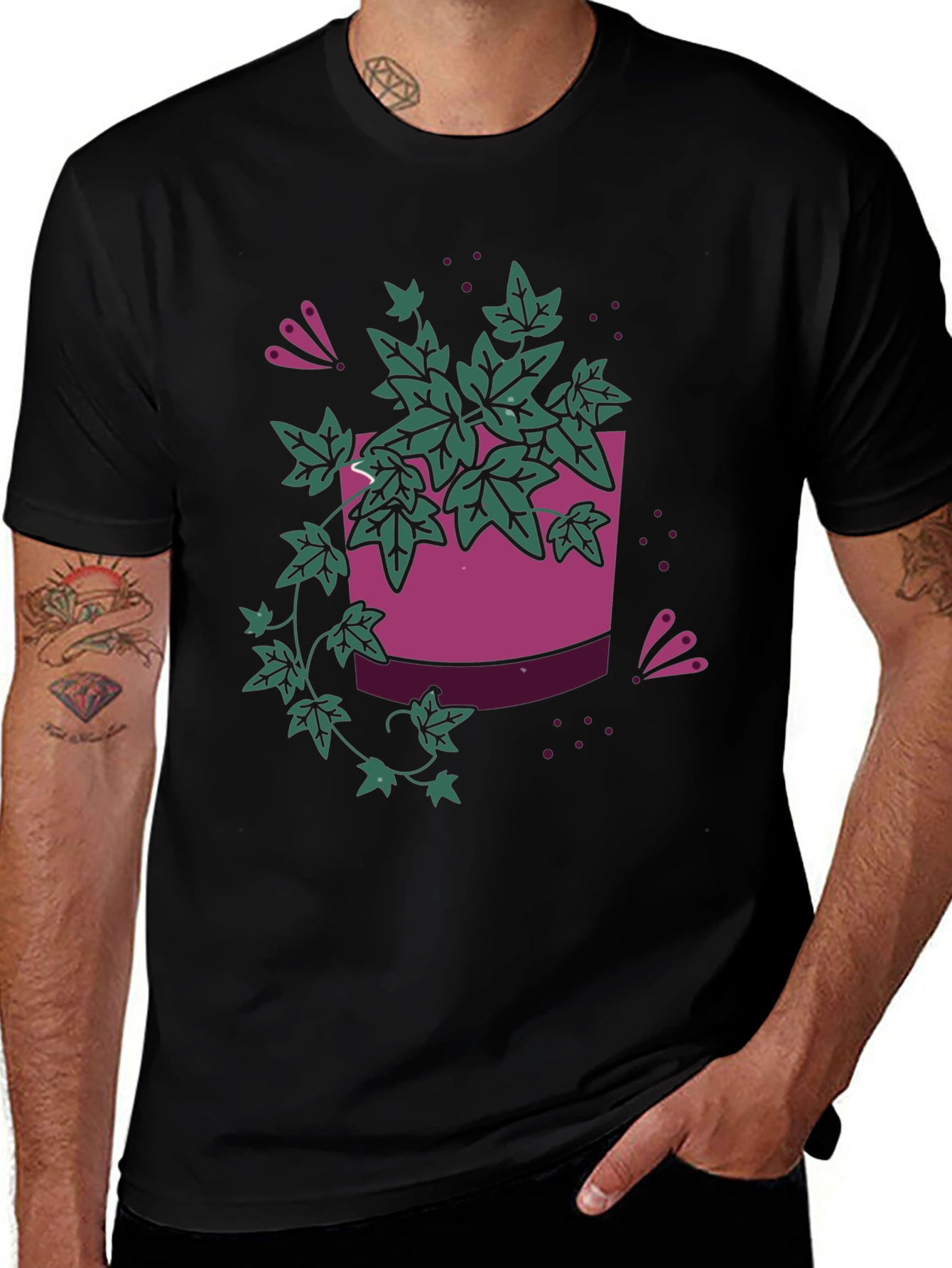 Plant Graphic Tee - Modern Unisex