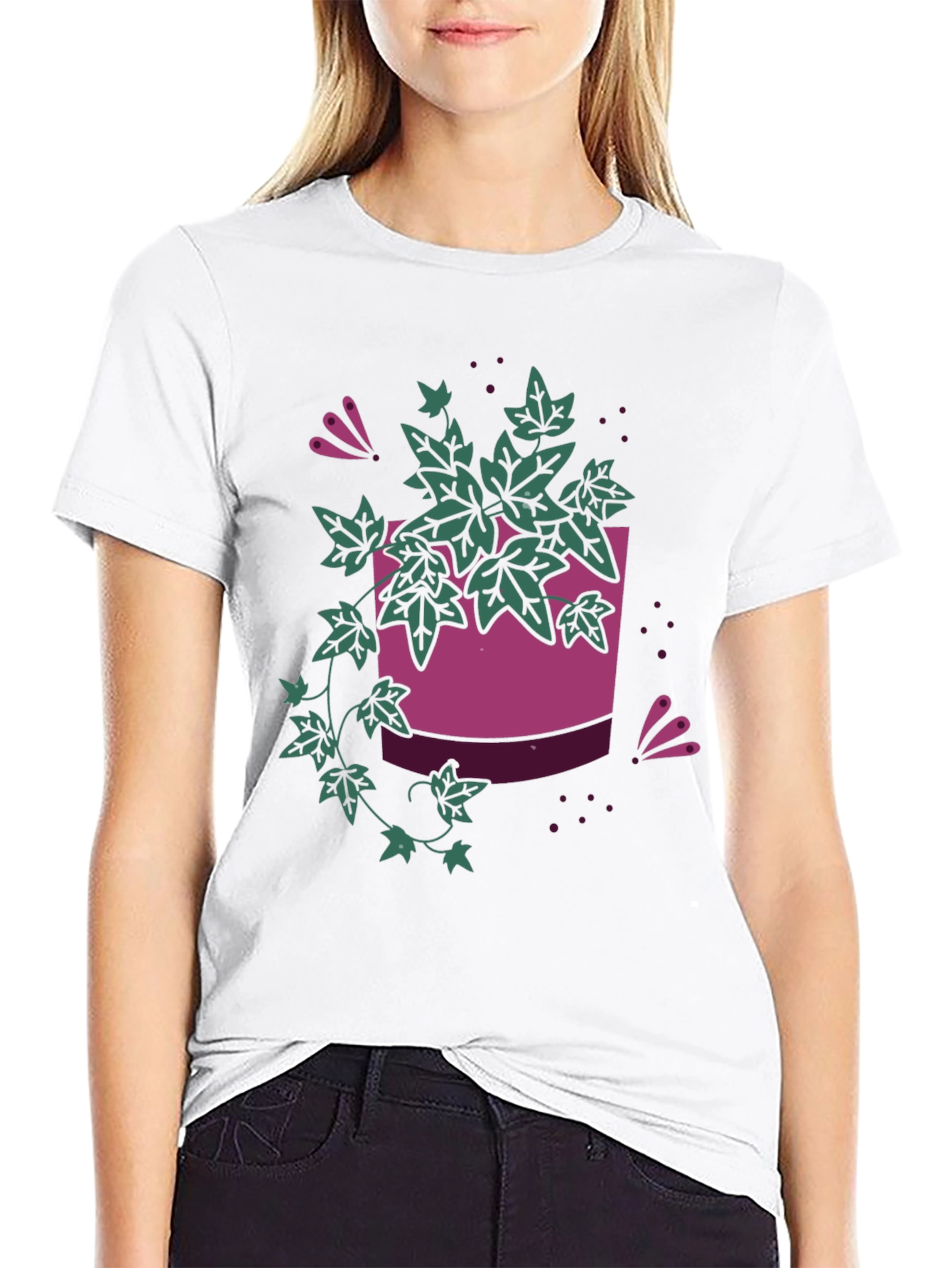 Plant Graphic Tee - Modern Unisex