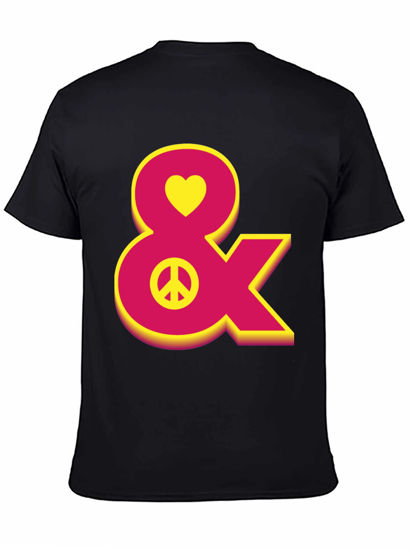 Heart Peace Sign Ampersand T-Shirt