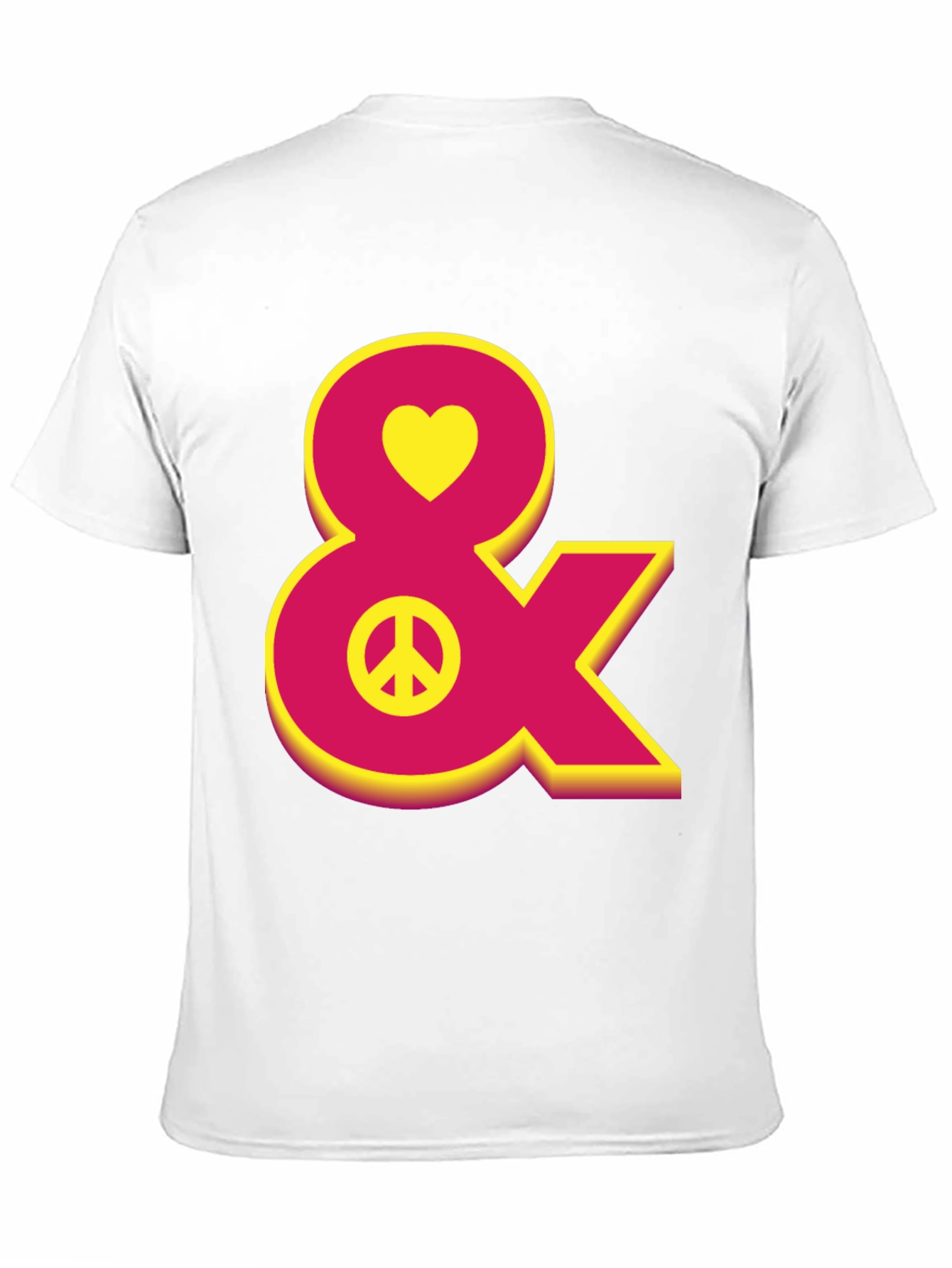 Heart Peace Sign Ampersand T-Shirt