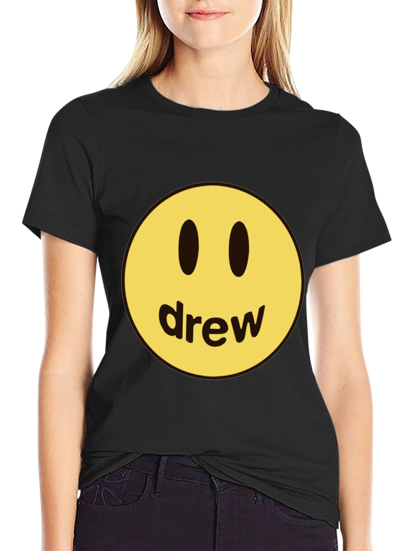 Drew House Smiley Face Black T-Shirt
