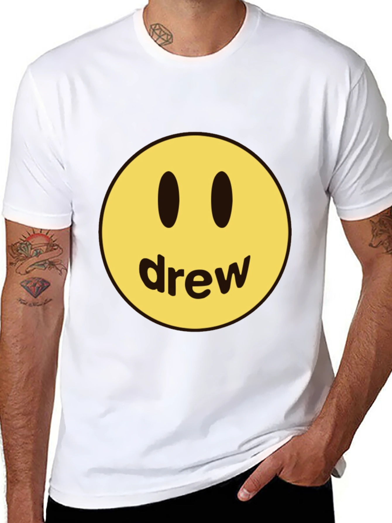 Drew House Smiley Face Black T-Shirt