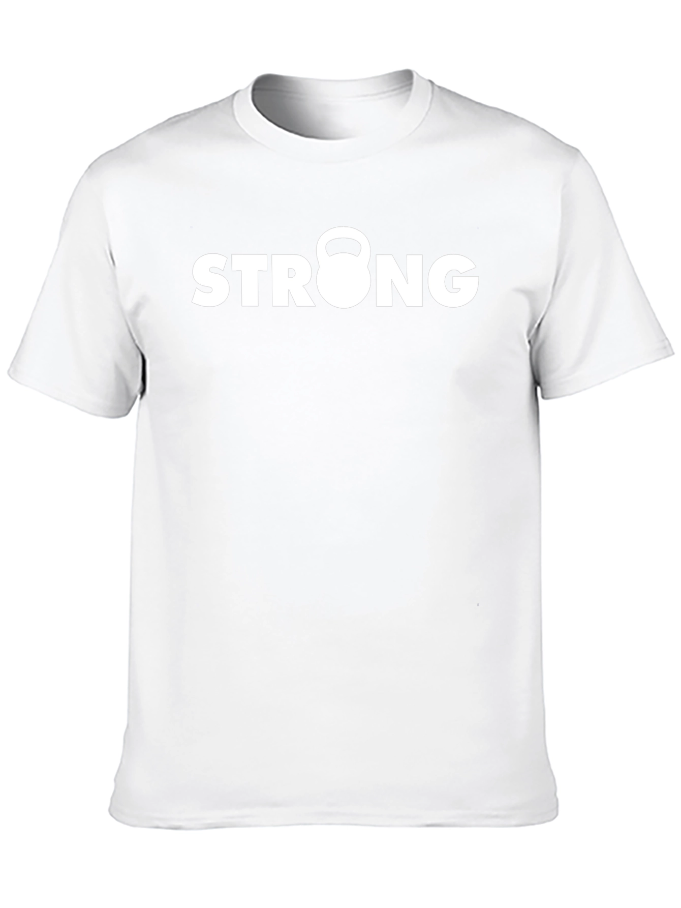 Strong Kettlebell Graphic Tee - Black Fitness Shirt