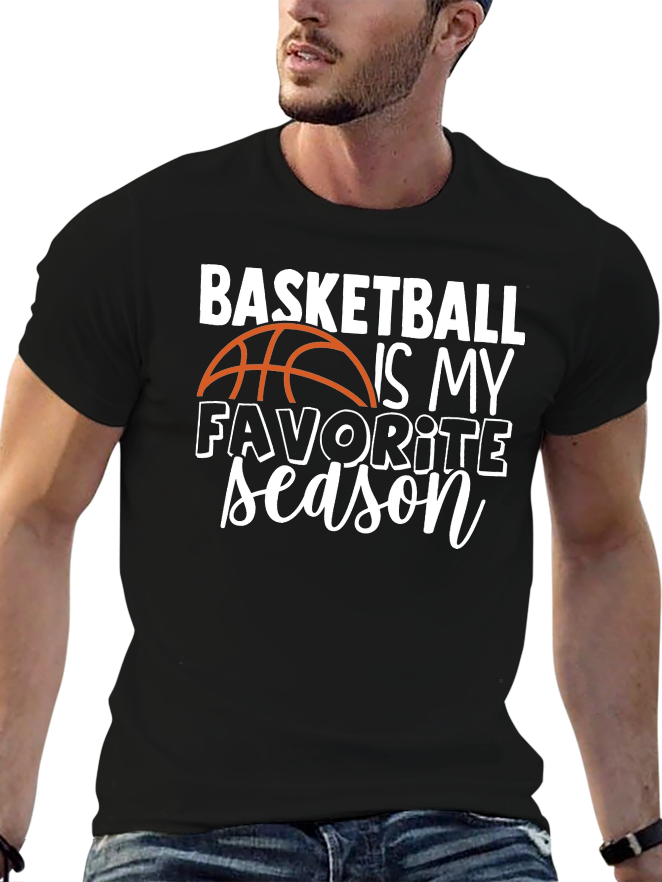 Basketball Is My Favorite Season Graphic Tee