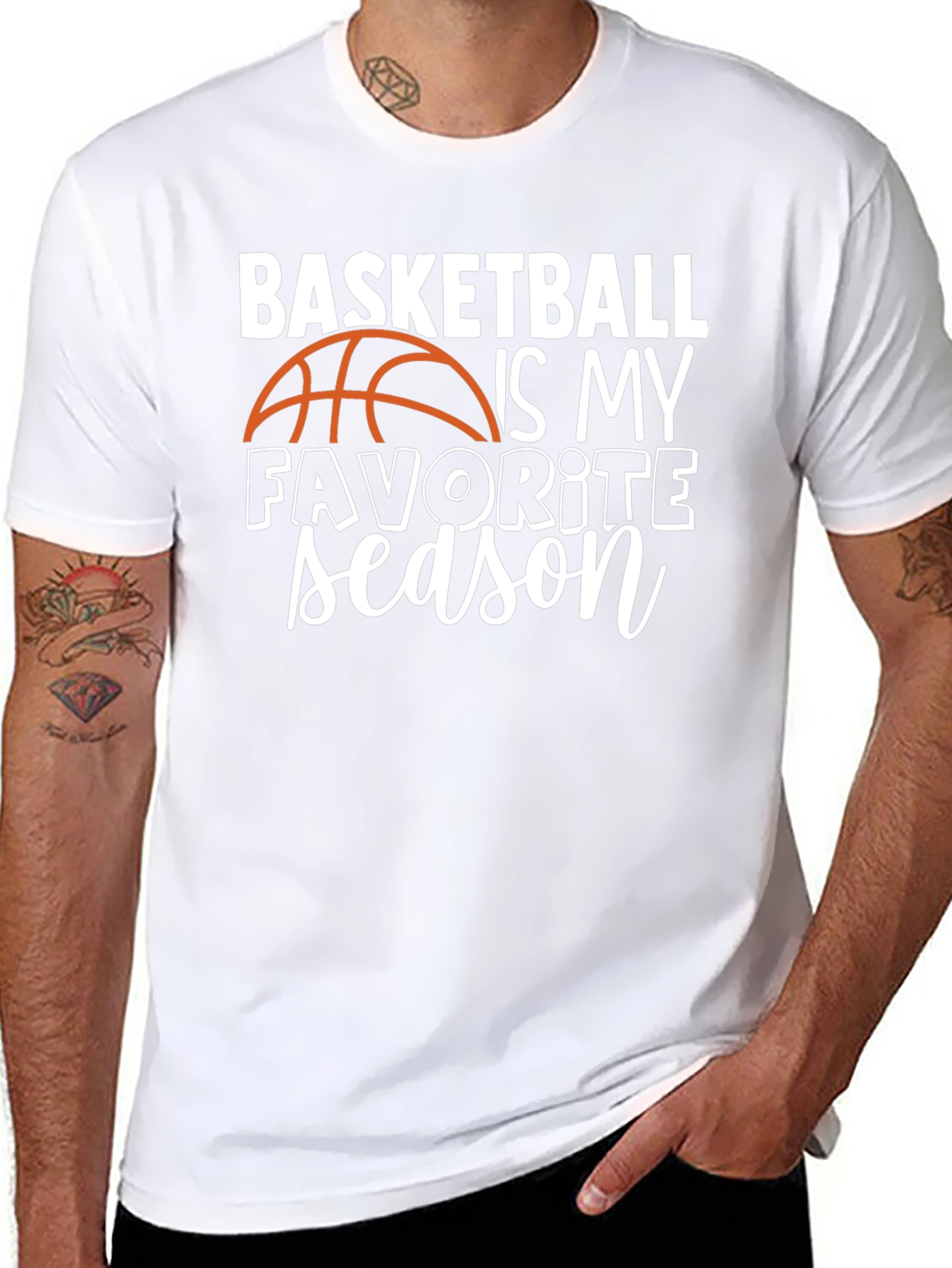 Basketball Is My Favorite Season Graphic Tee