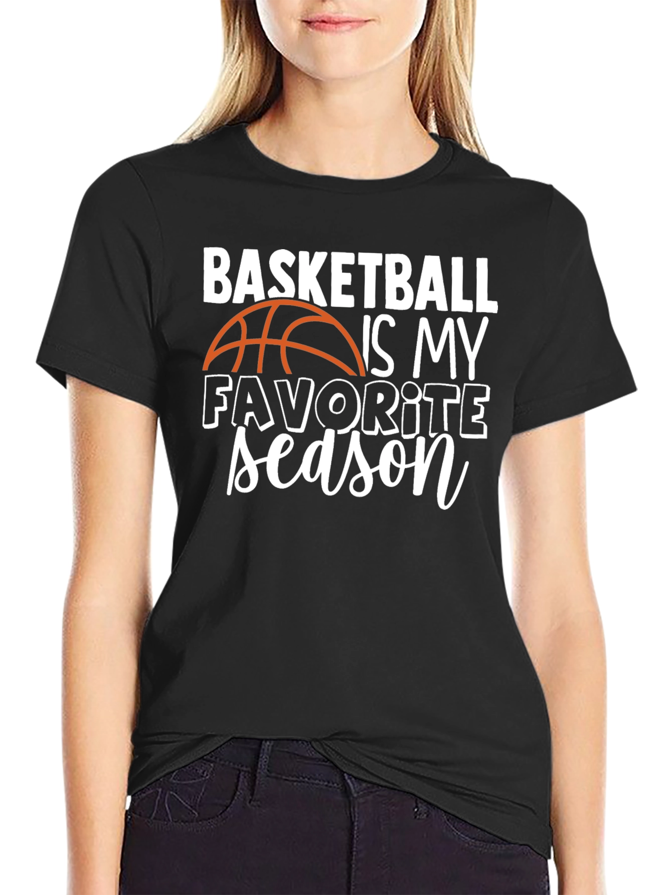 Basketball Is My Favorite Season Graphic Tee