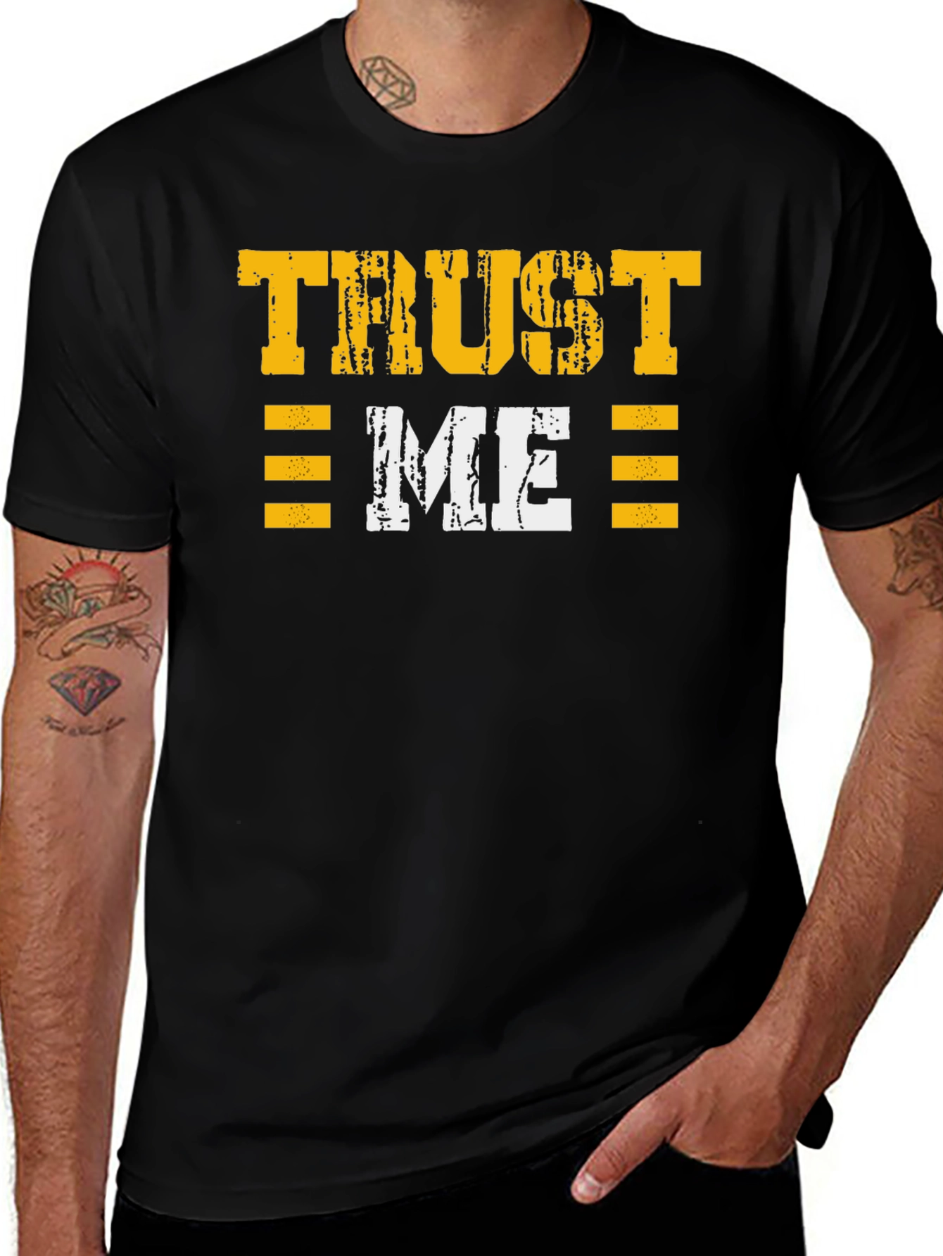 Trust Me Graphic T-Shirt - Bold Design