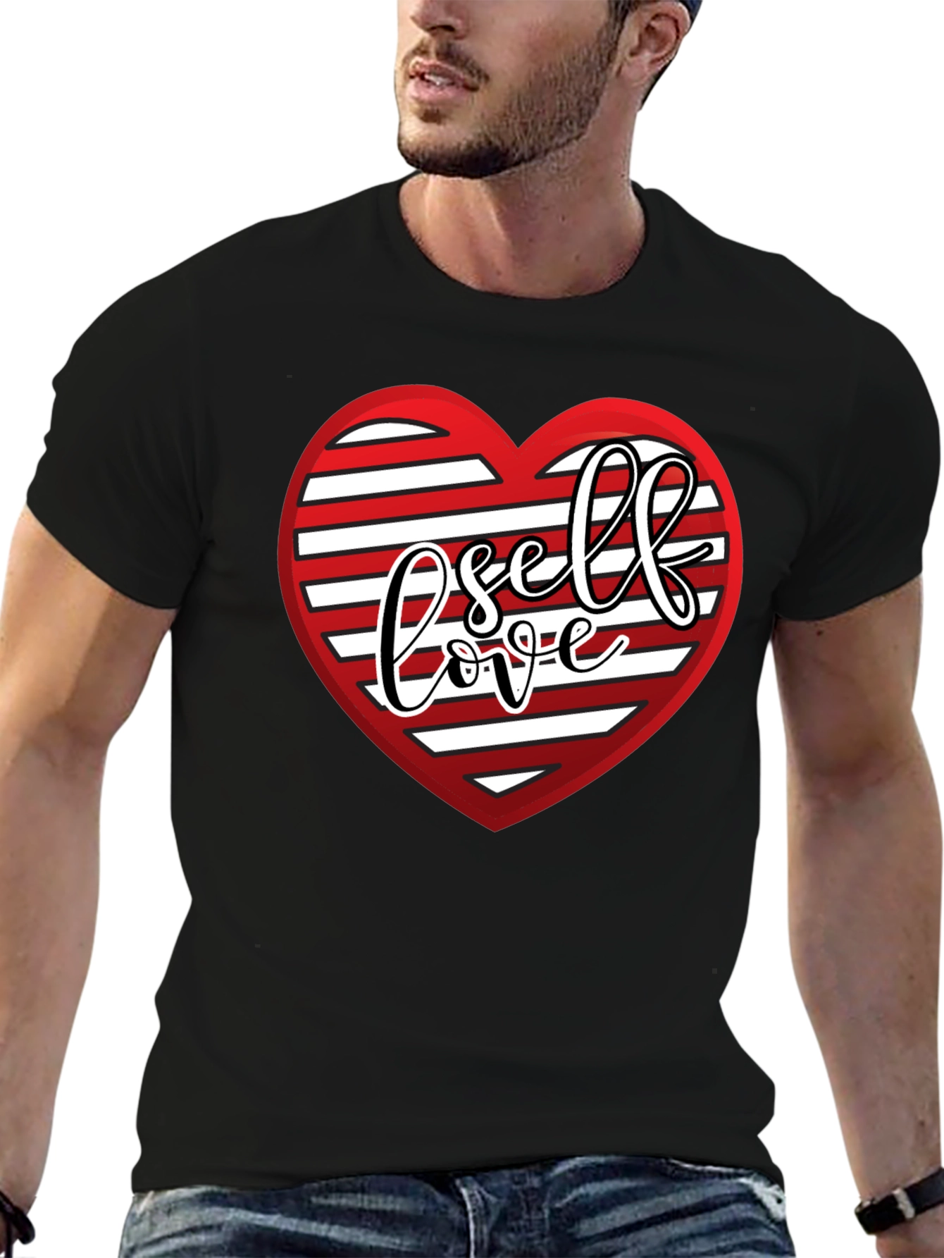 Self Love Heart Graphic Tee