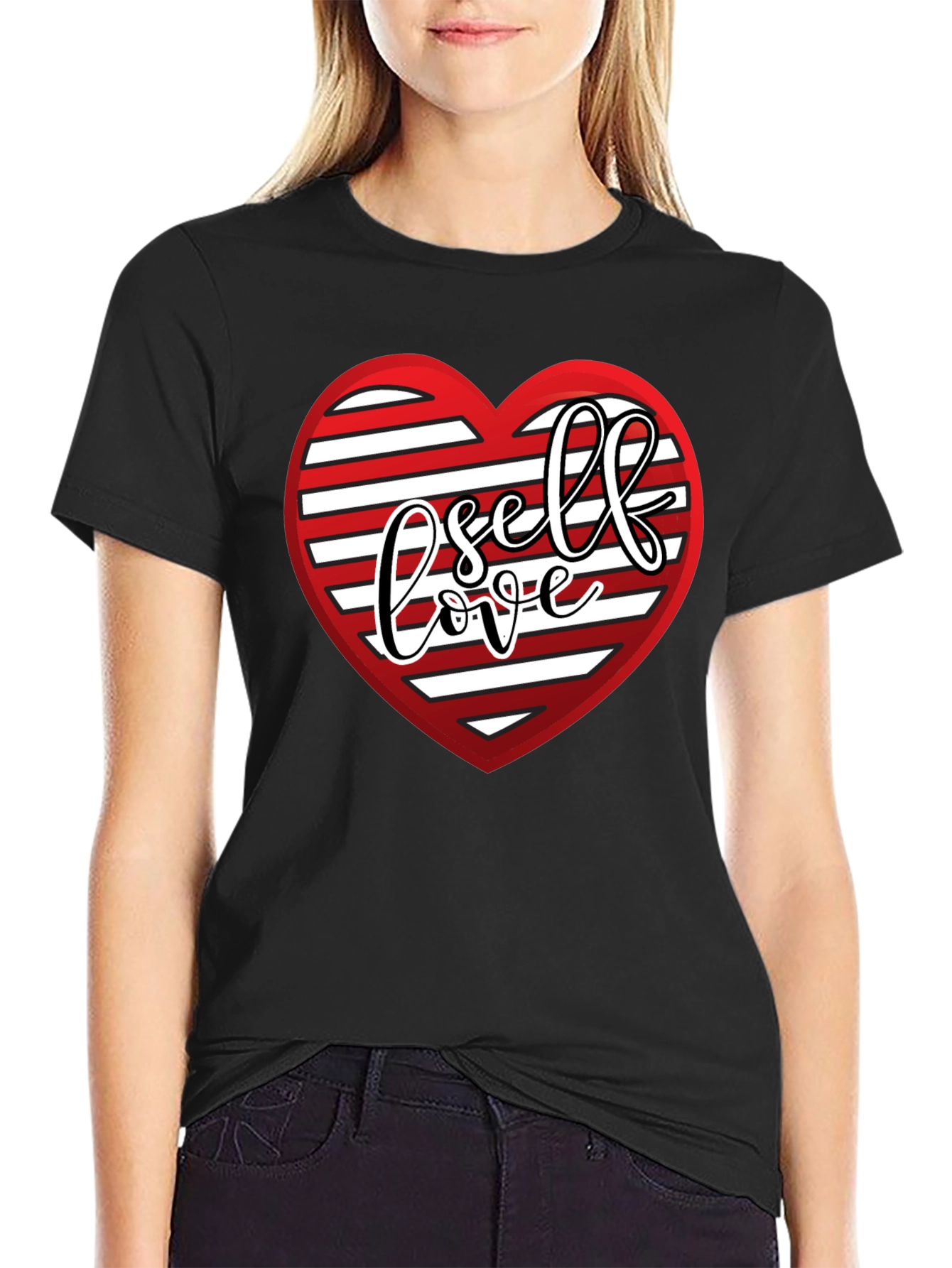 Self Love Heart Graphic Tee
