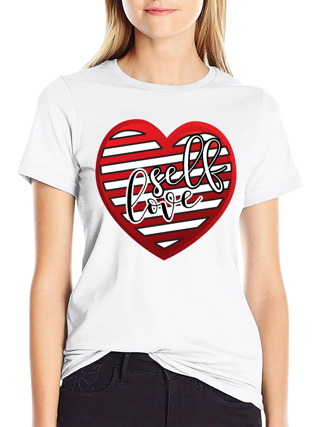 Self Love Heart Graphic Tee