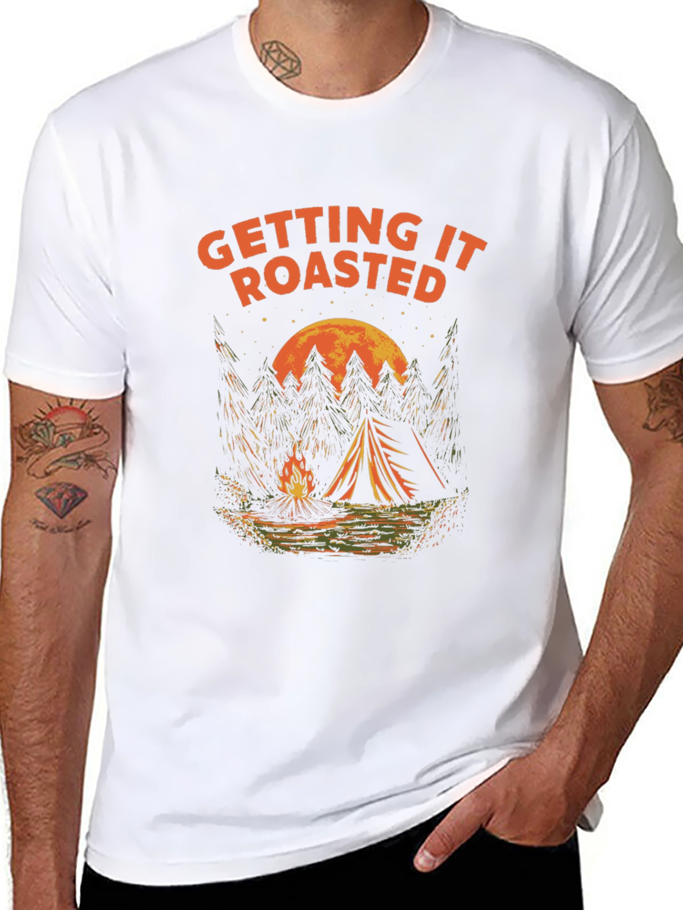 Getting It Roasted Camping T-Shirt