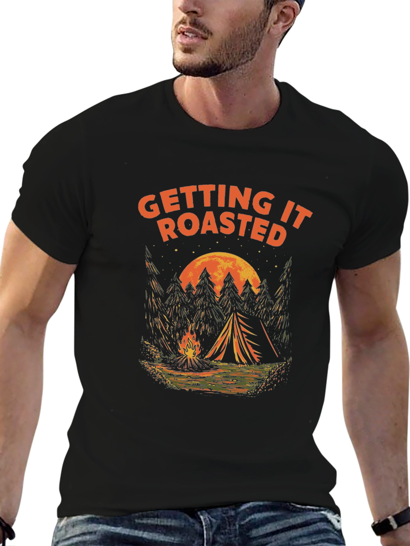 Getting It Roasted Camping T-Shirt