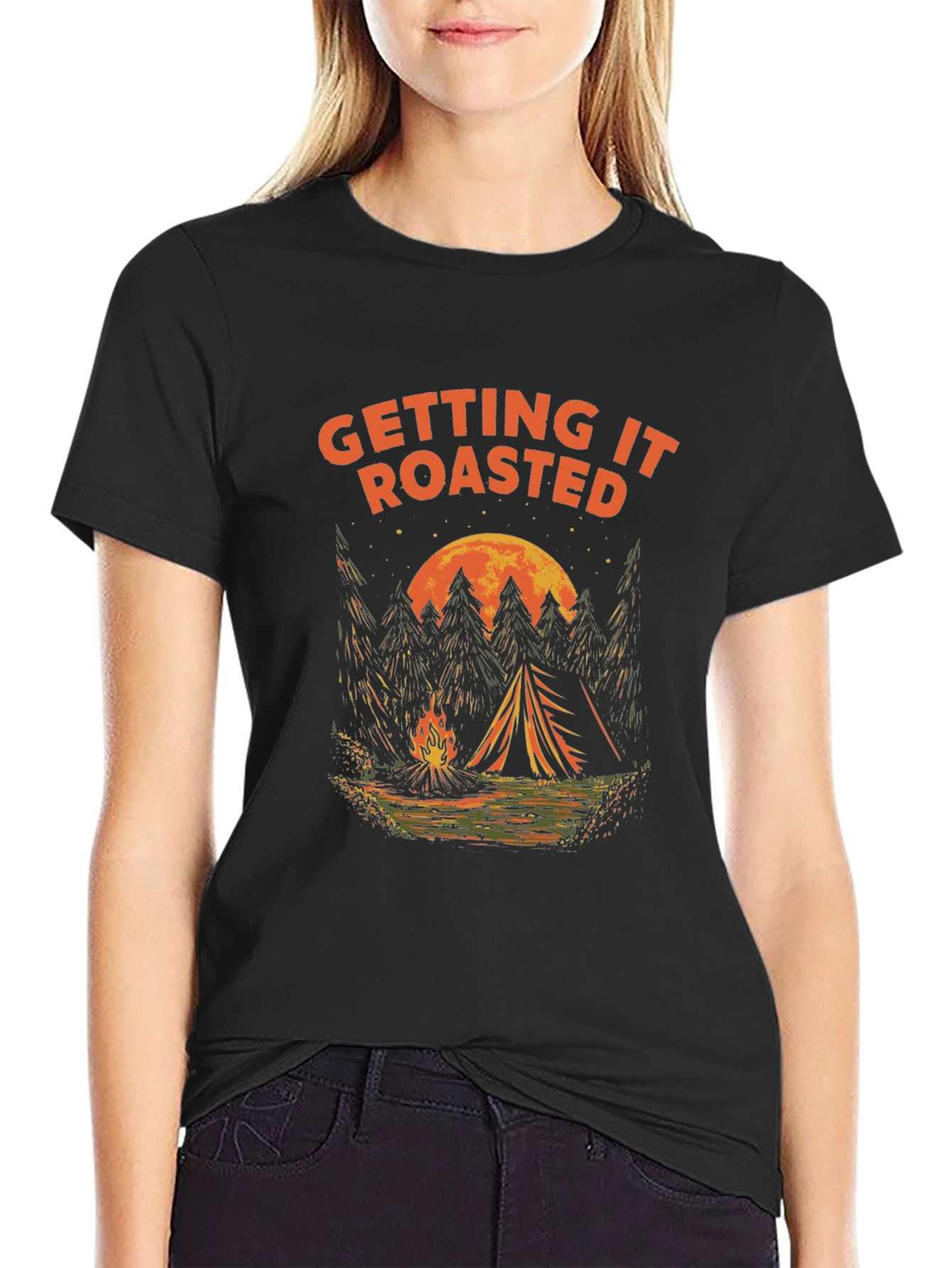 Getting It Roasted Camping T-Shirt