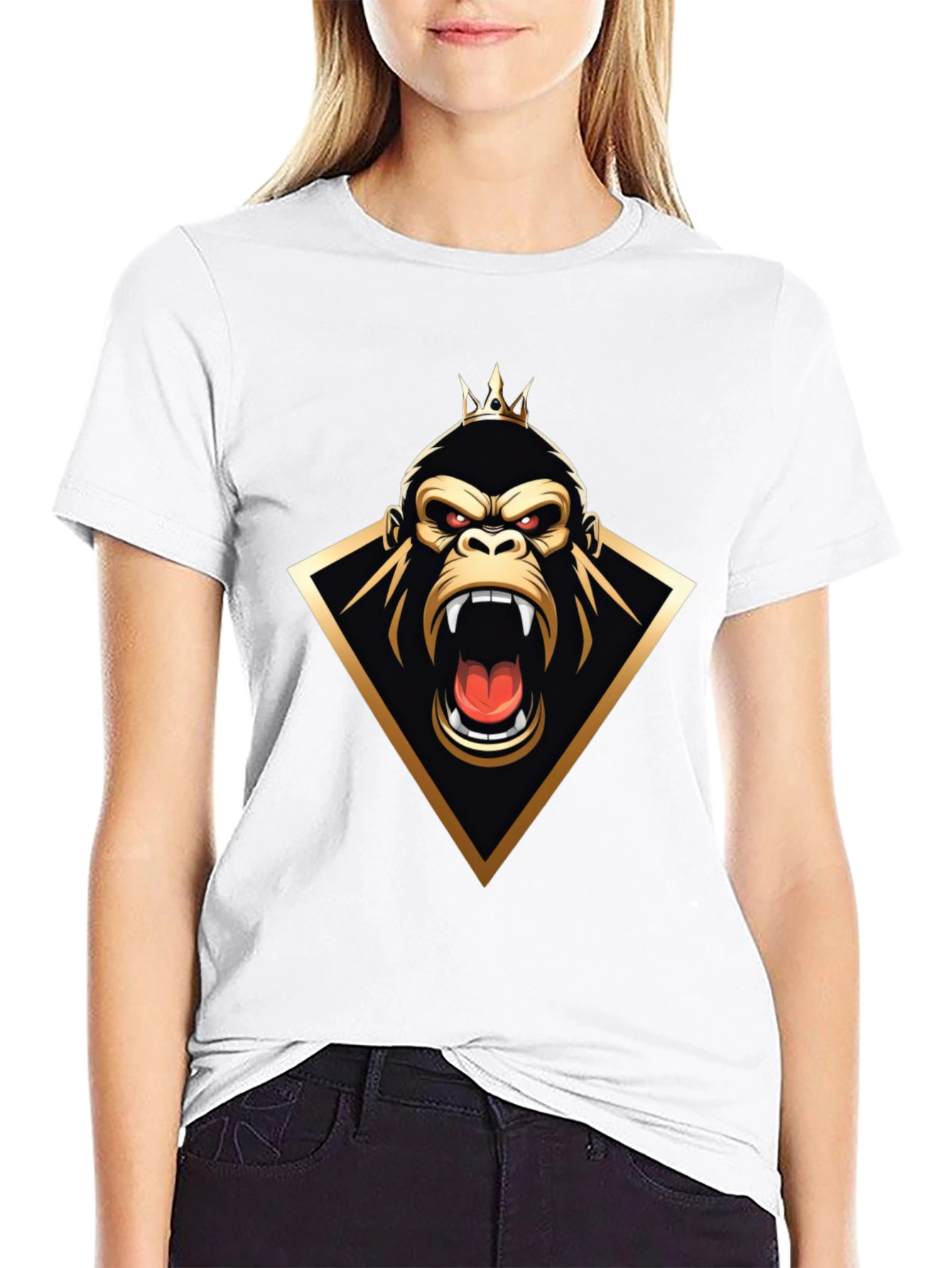 King Gorilla Graphic Tee - Black