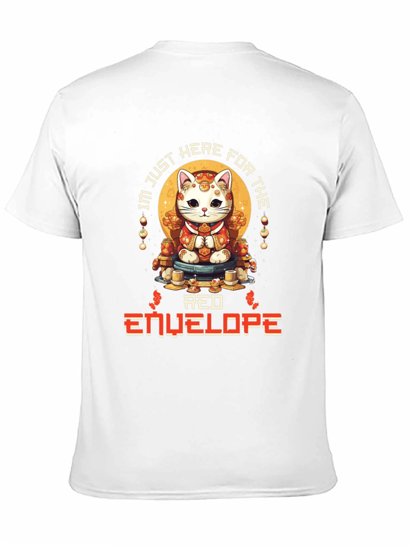 Lucky Cat Red Envelope T-Shirt