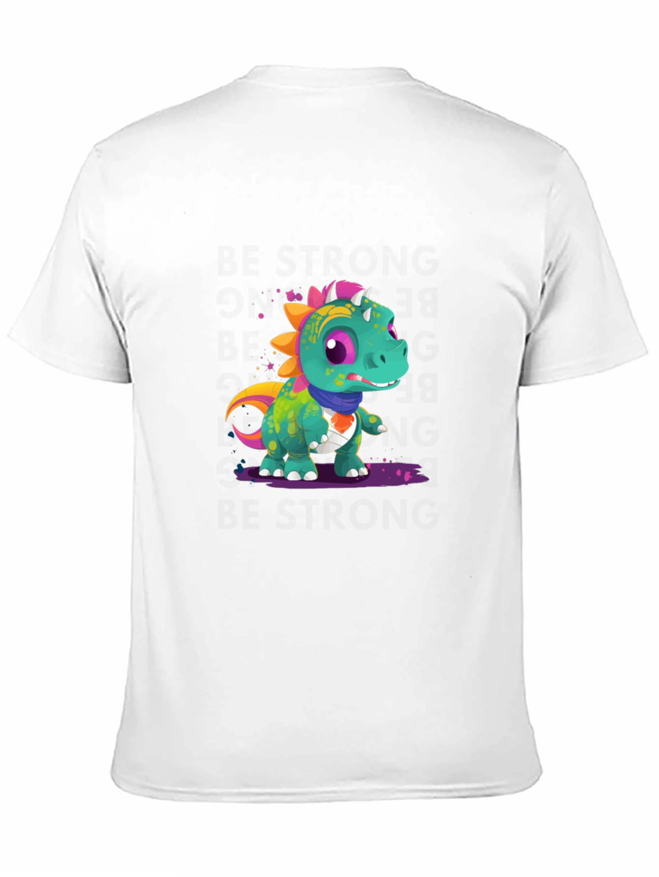 Cartoon Dinosaur Graphic Tee
