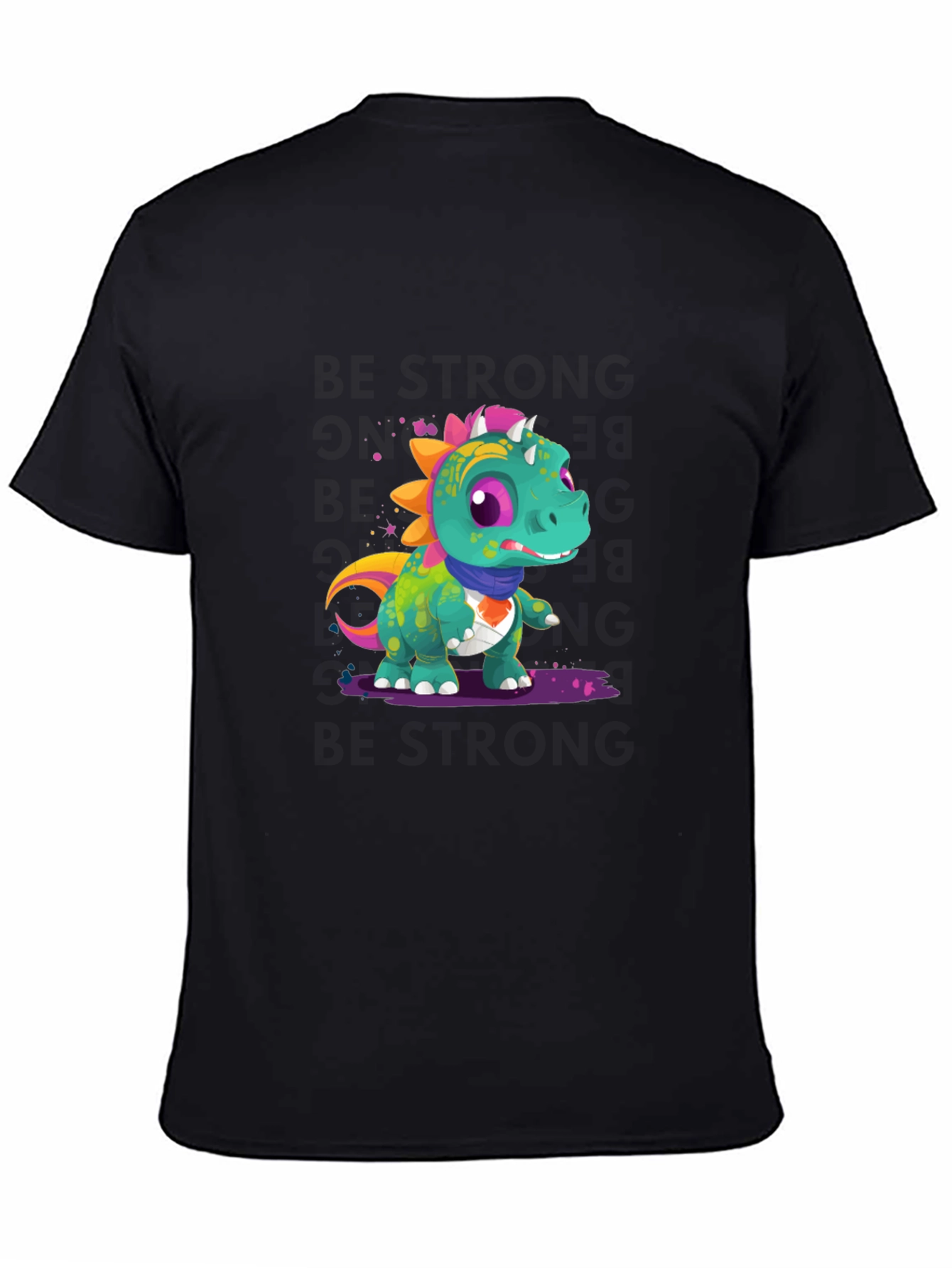 Cartoon Dinosaur Graphic Tee
