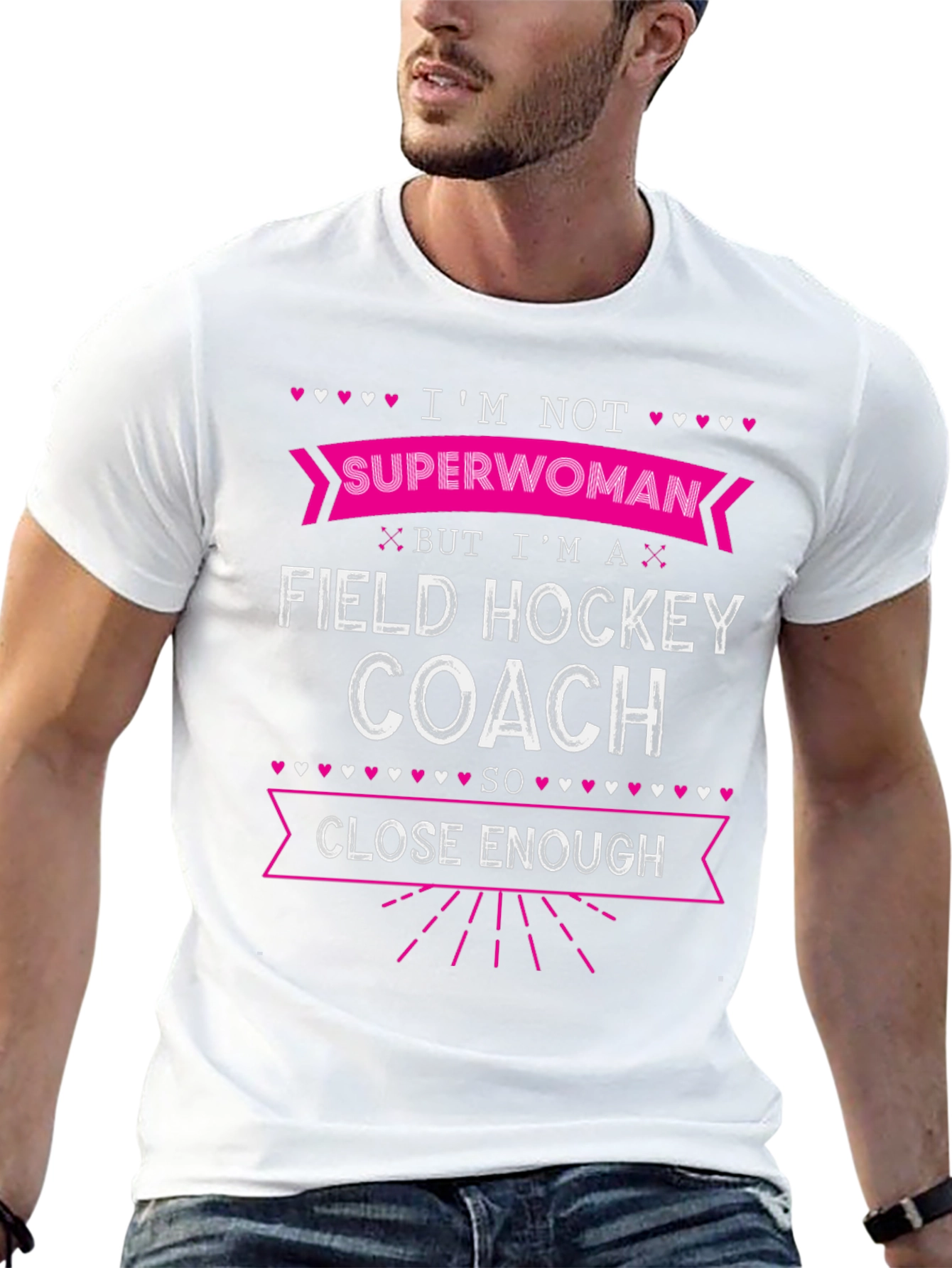 Field Hockey Coach T-Shirt - Not Superwoman Funny Tee
