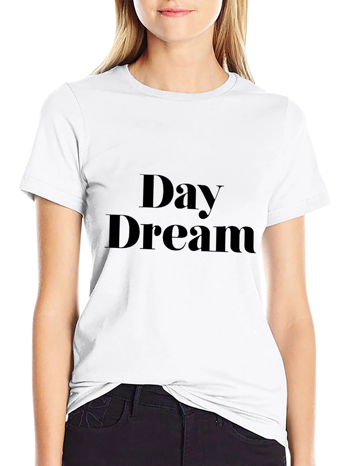 Day Dream Black Graphic T-Shirt