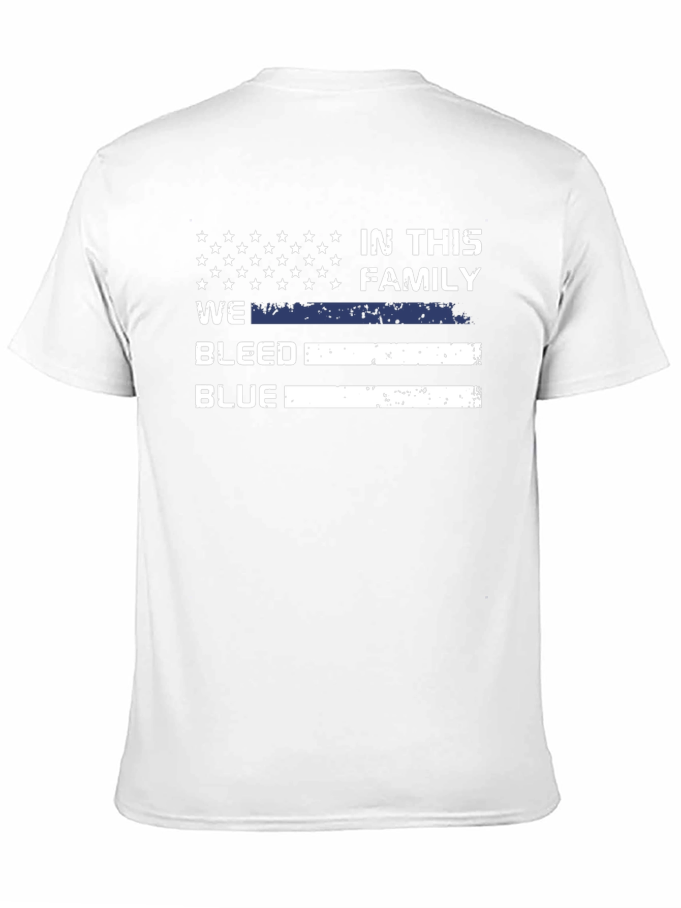 In This Family We Bleed Blue T-Shirt