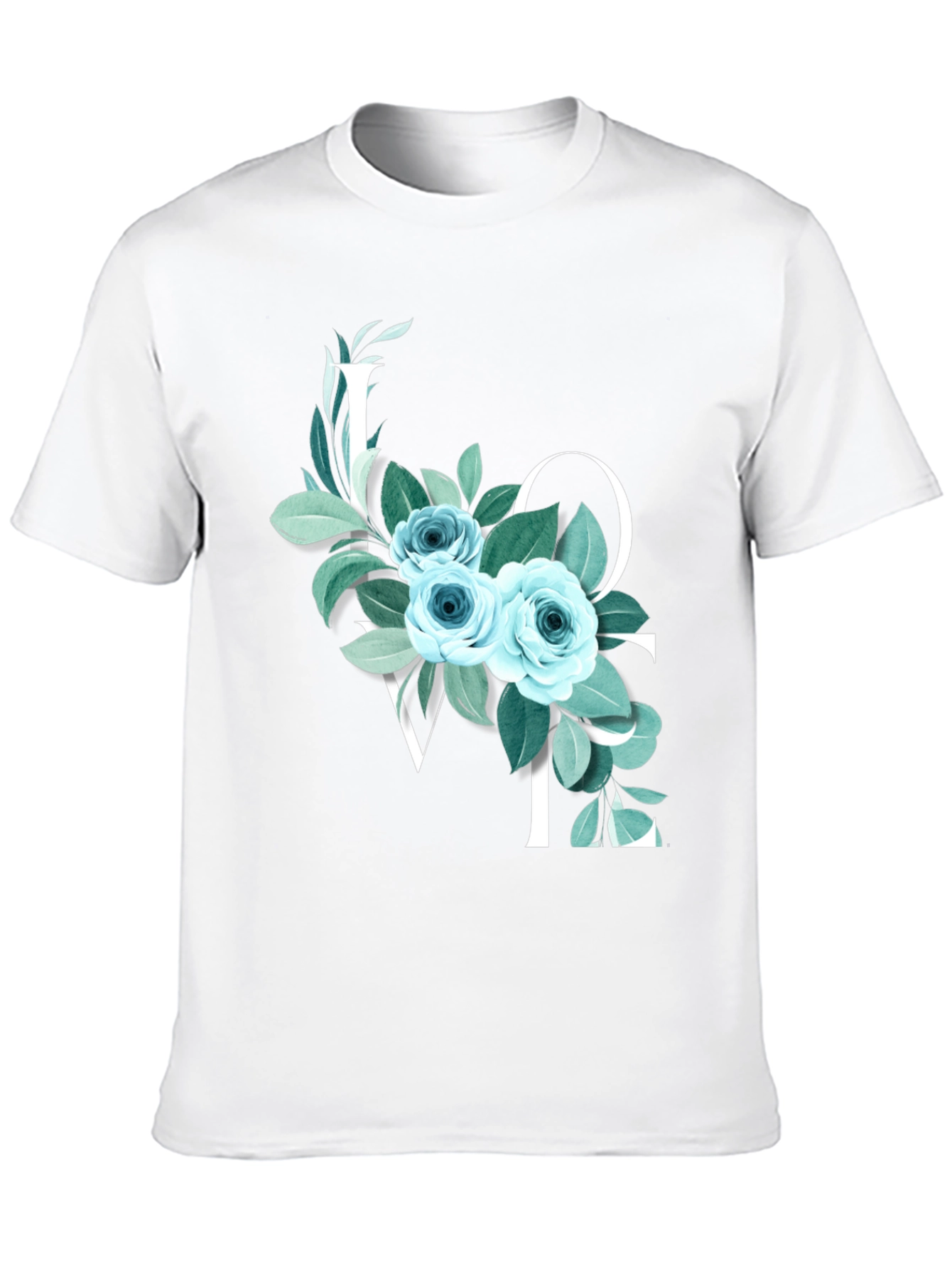 Floral LOVE Graphic Tee