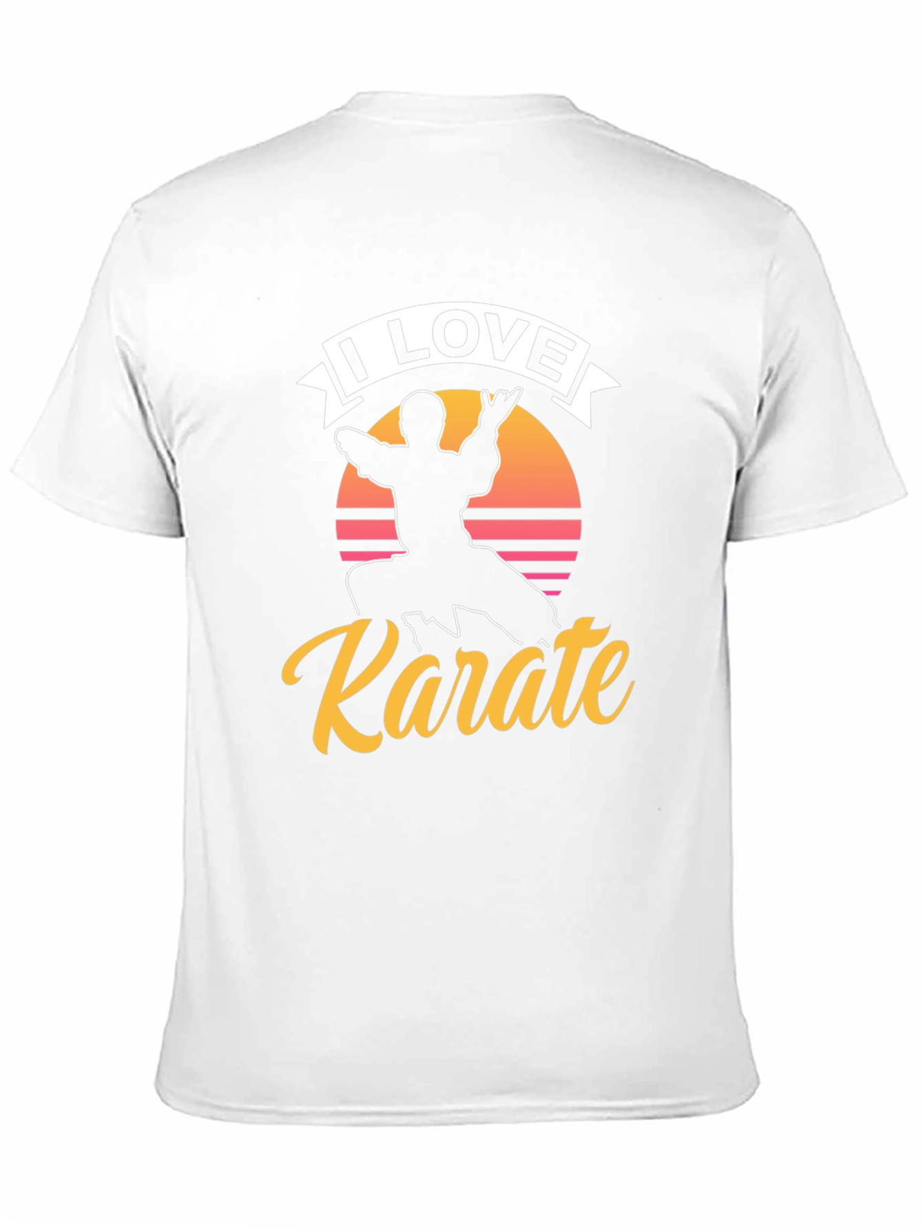 I Love Karate Graphic Tee - Martial Arts Shirt