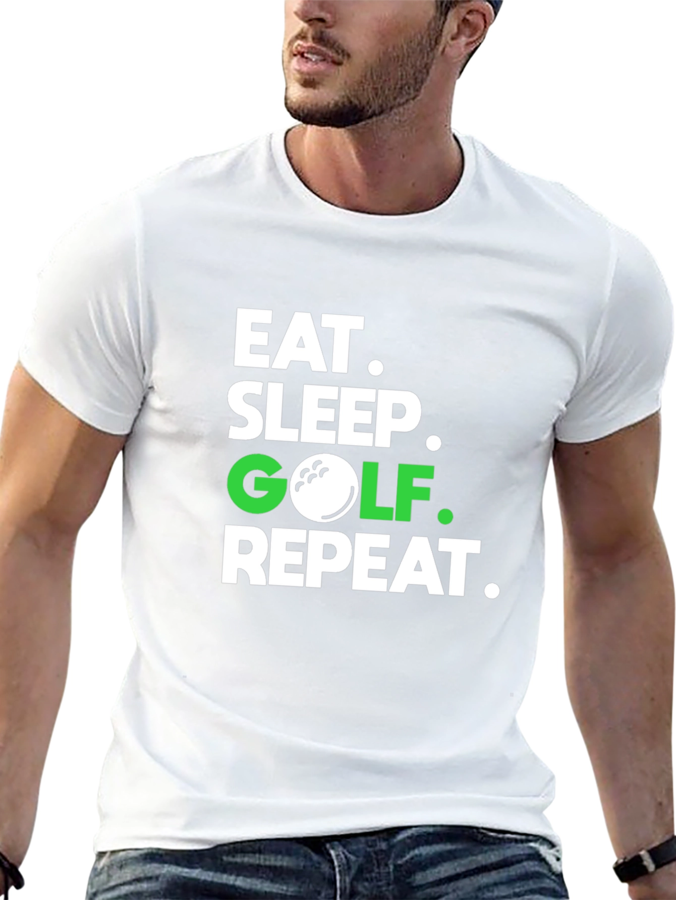 Eat Sleep Golf Repeat T-Shirt