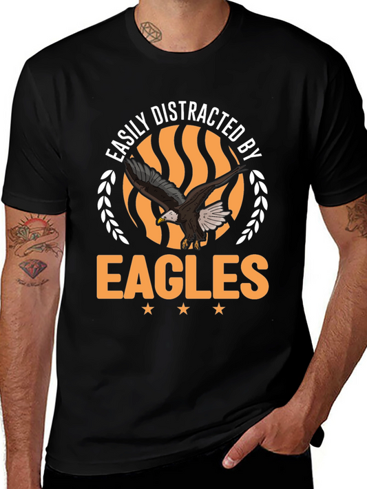 Easily Distracted by Eagles Graphic T-Shirt