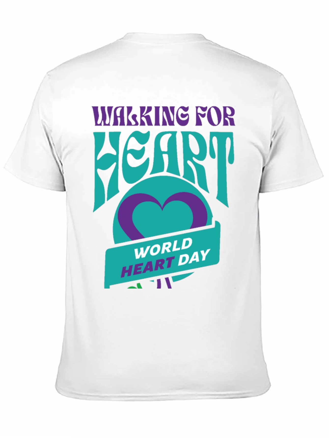Walking for Heart World Heart Day T-Shirt