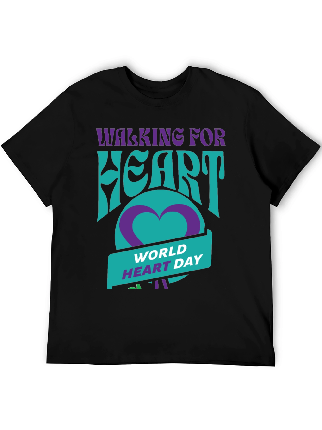 Walking for Heart World Heart Day T-Shirt