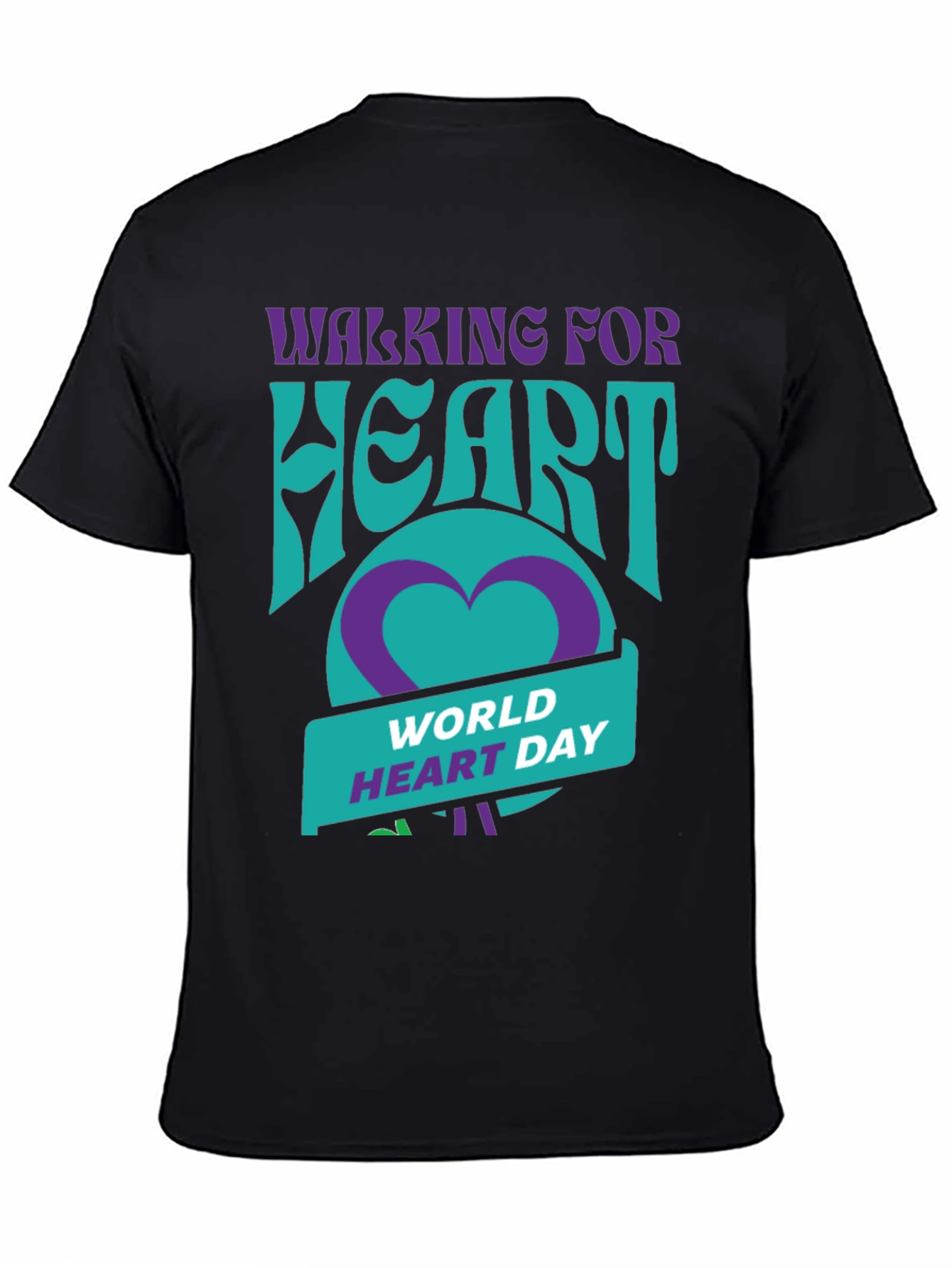 Walking for Heart World Heart Day T-Shirt