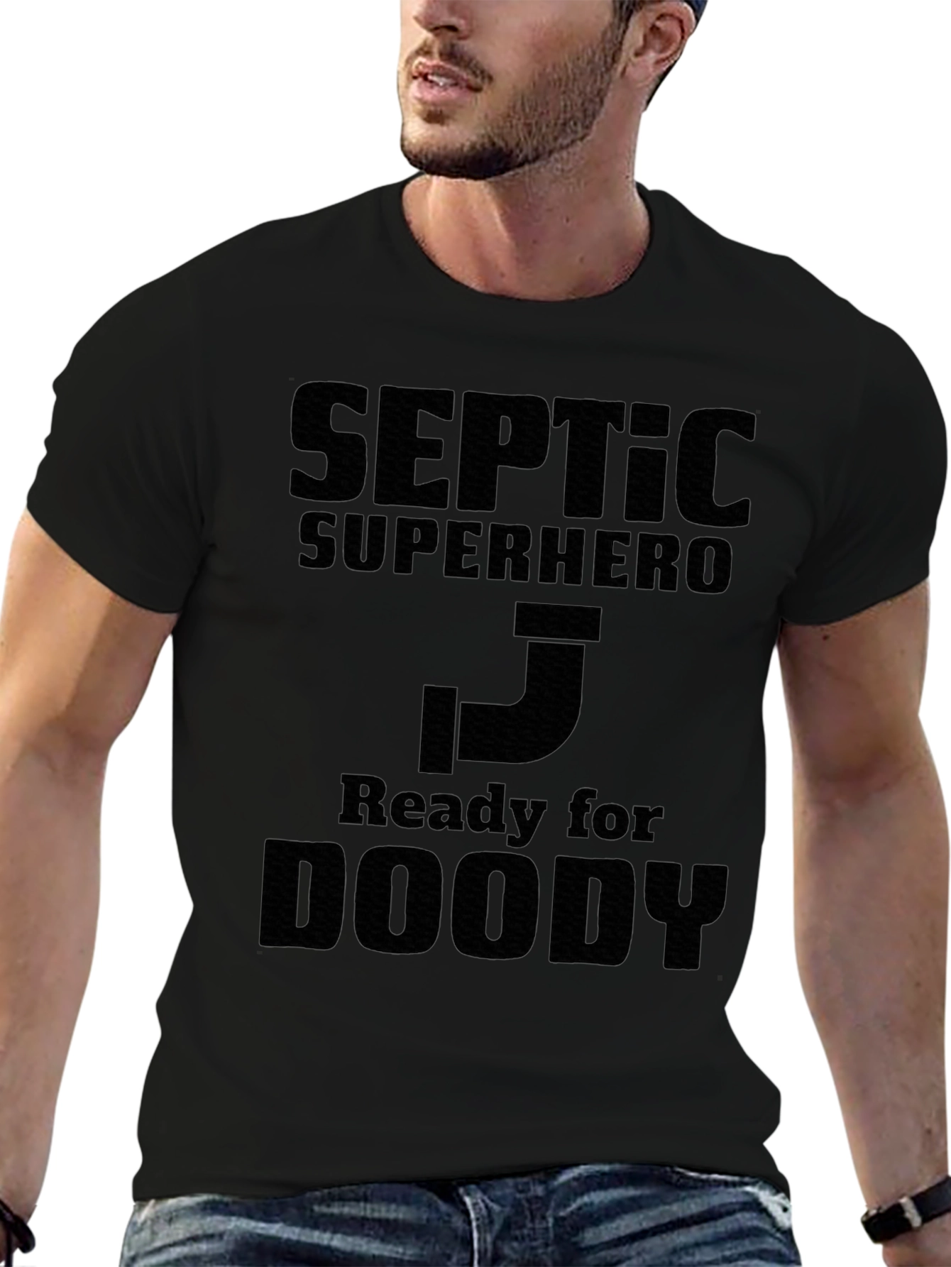 Septic Superhero Ready for Doody T-Shirt