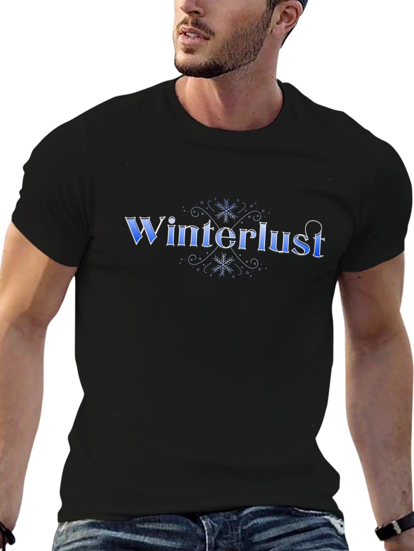 Winterlust T-Shirt - Black Stylish Winter Apparel