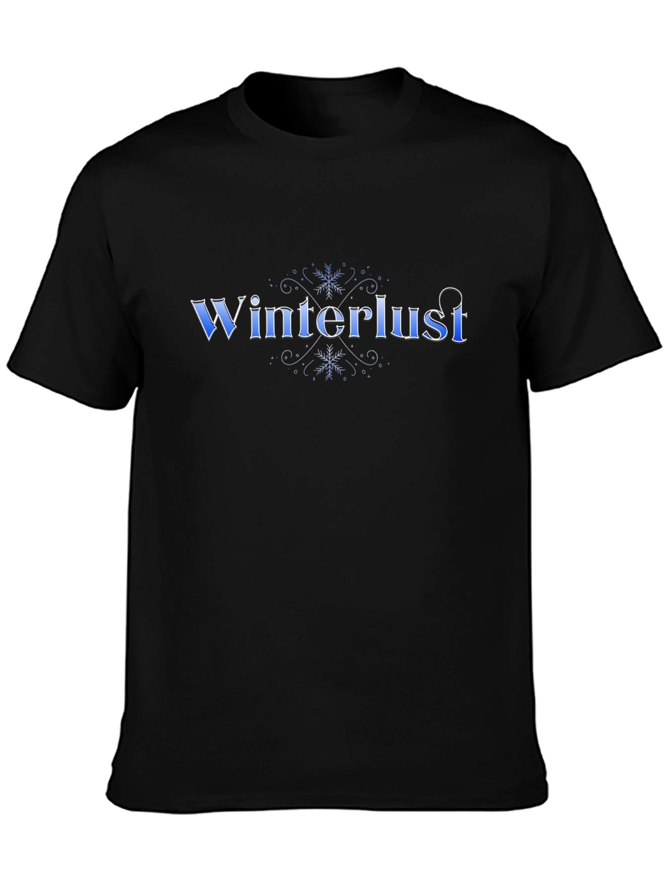 Winterlust T-Shirt - Black Stylish Winter Apparel