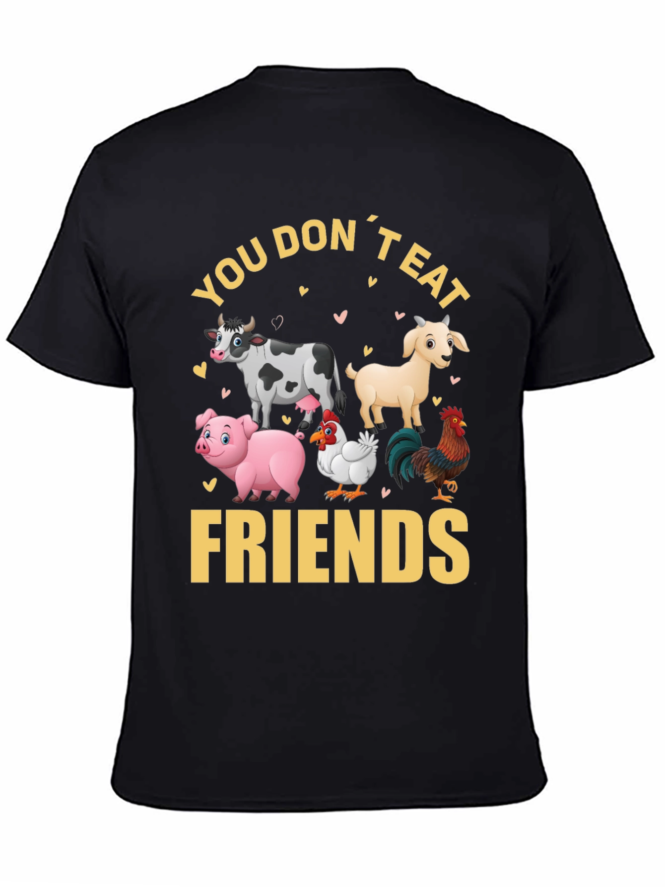 Vegan T-Shirt - You Dont Eat Friends