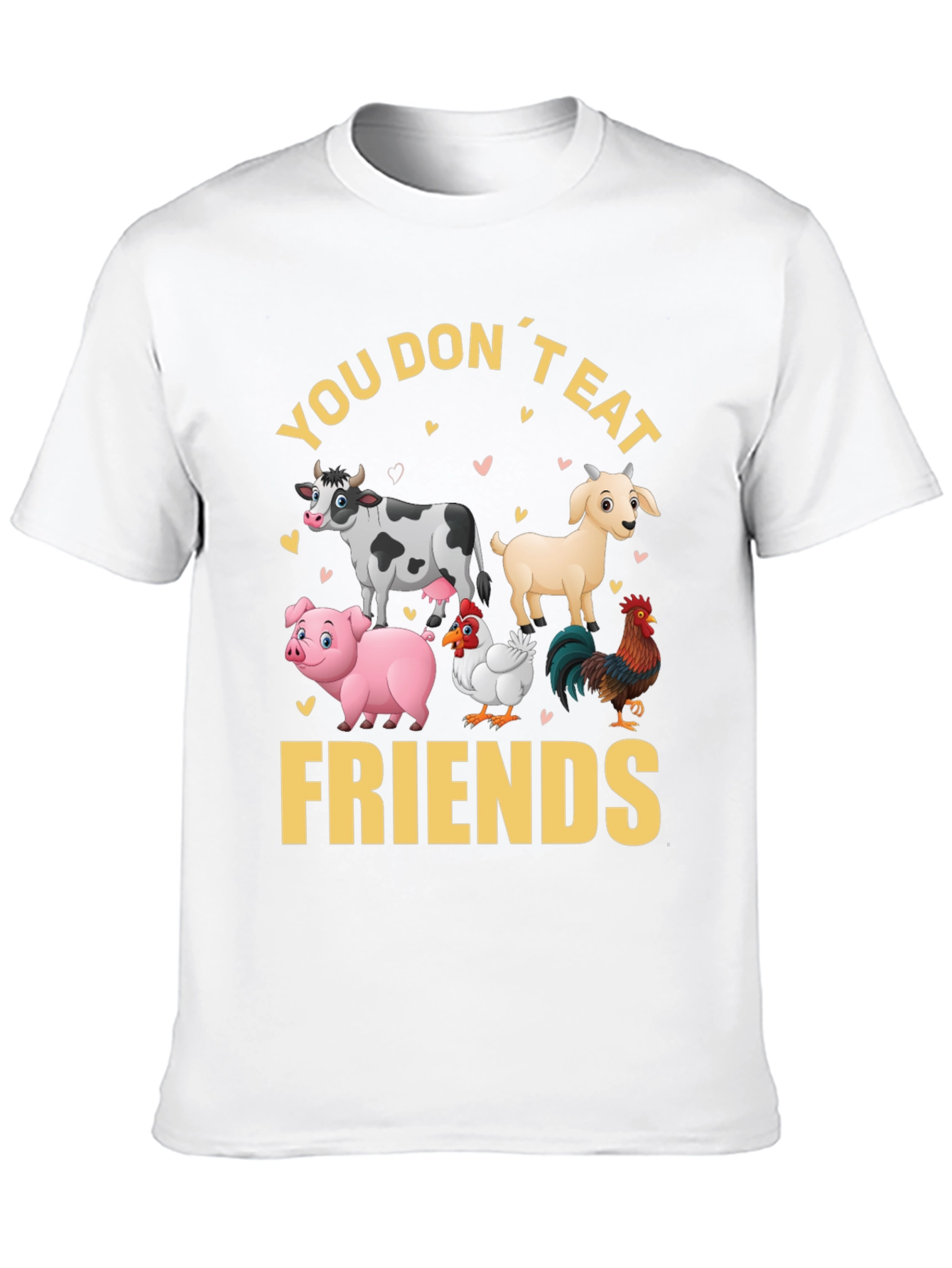 Vegan T-Shirt - You Dont Eat Friends