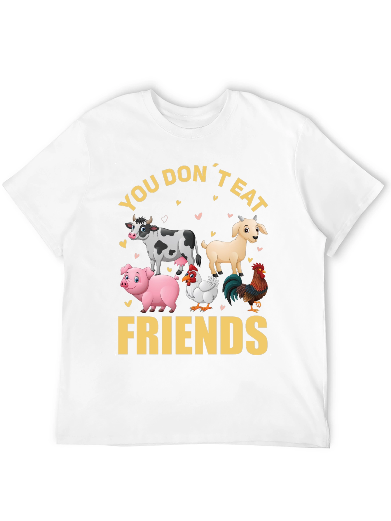 Vegan T-Shirt - You Dont Eat Friends