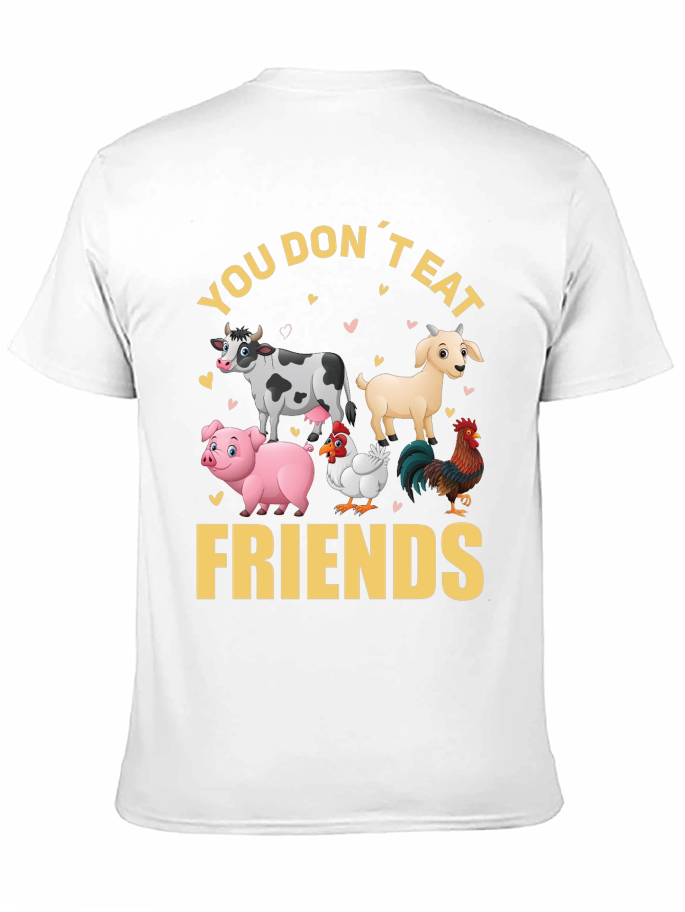 Vegan T-Shirt - You Dont Eat Friends