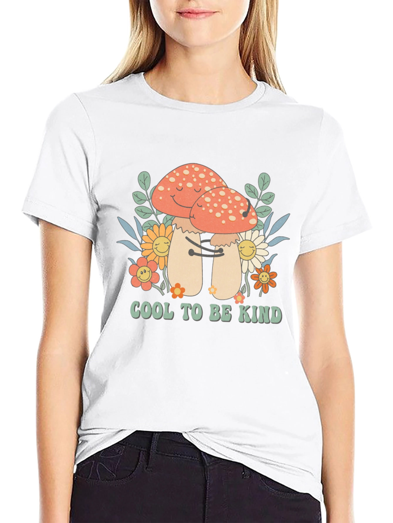 Cool To Be Kind Mushroom T-Shirt