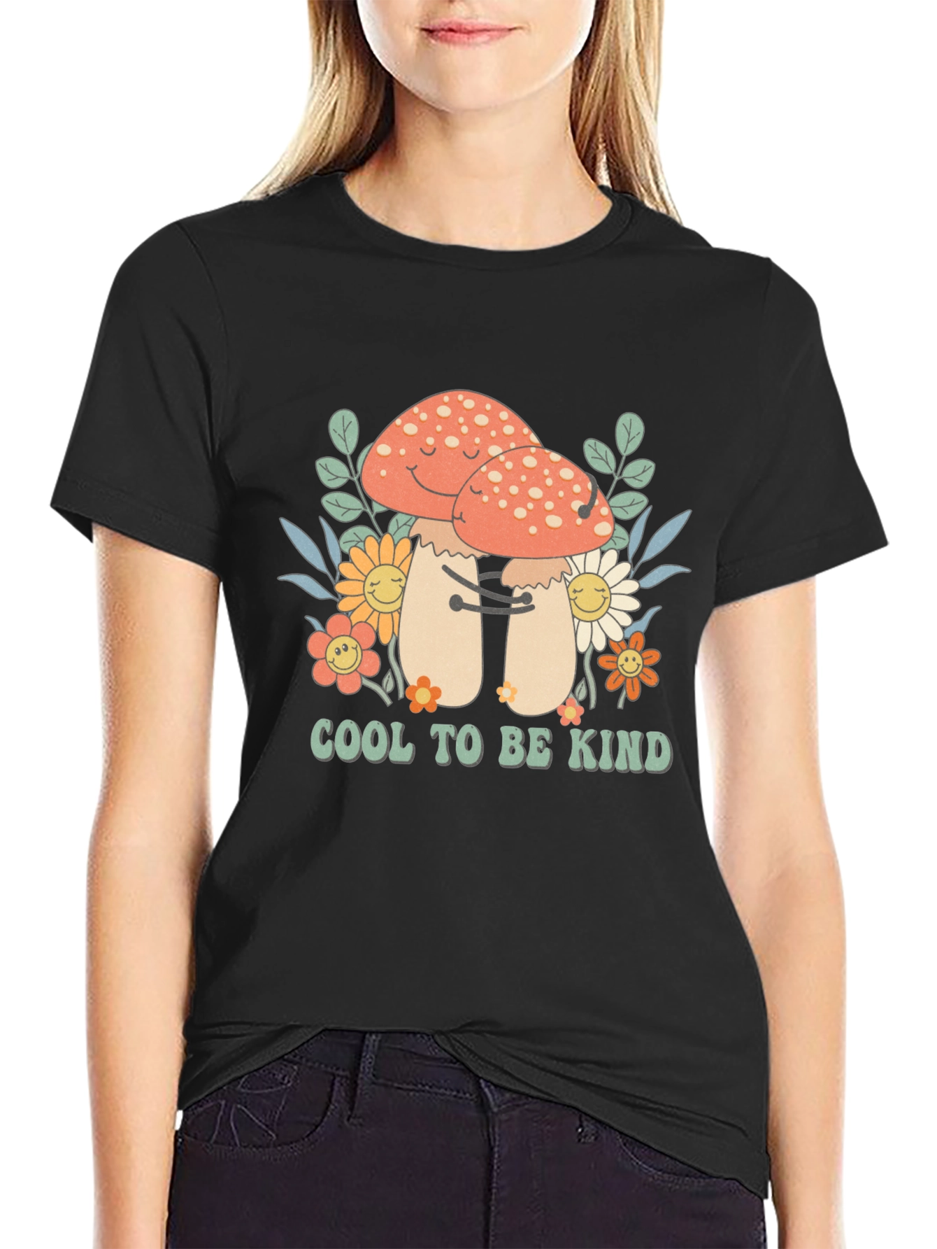 Cool To Be Kind Mushroom T-Shirt