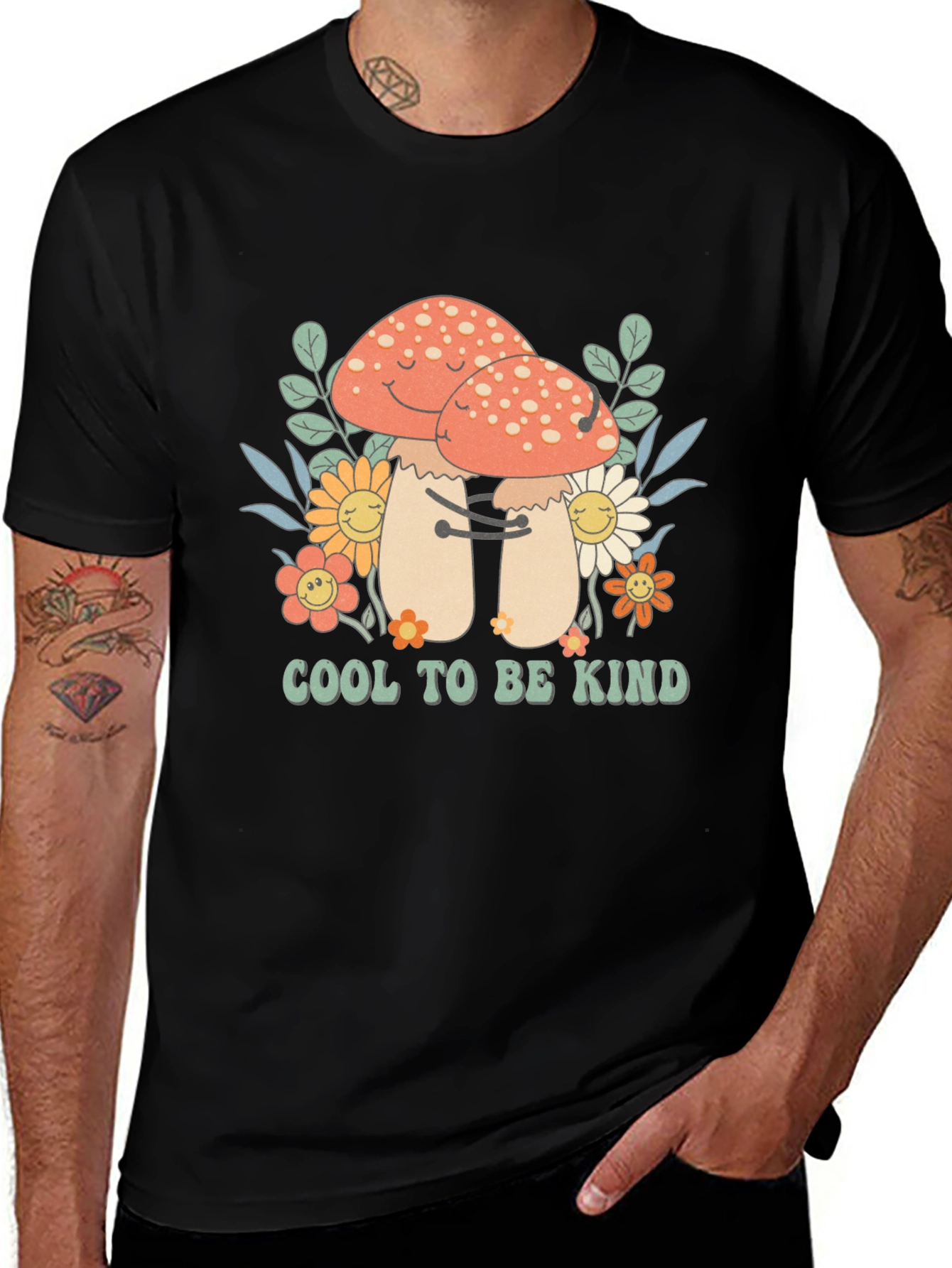 Cool To Be Kind Mushroom T-Shirt