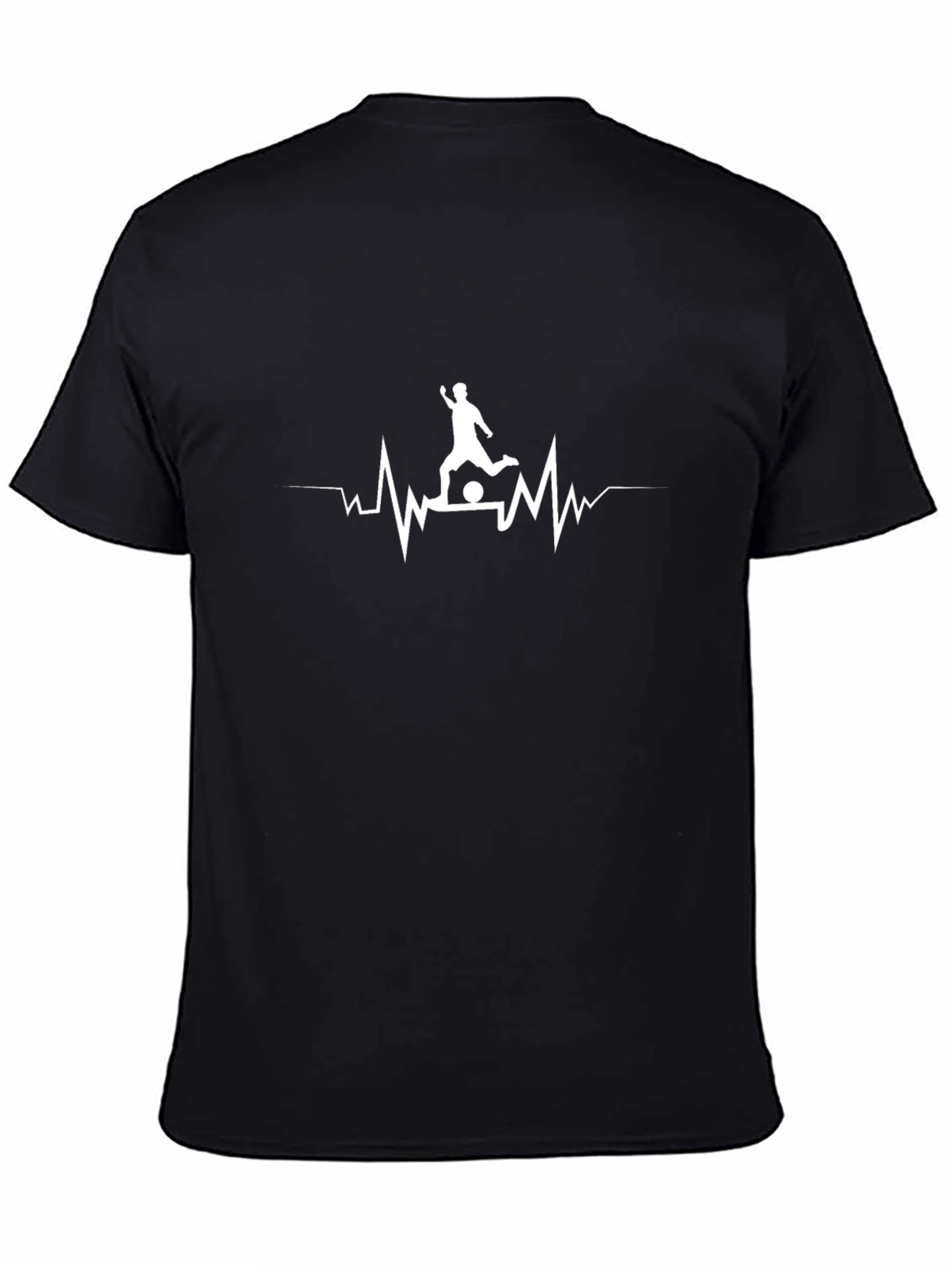 Soccer Heartbeat T-Shirt - Passionate Player Design