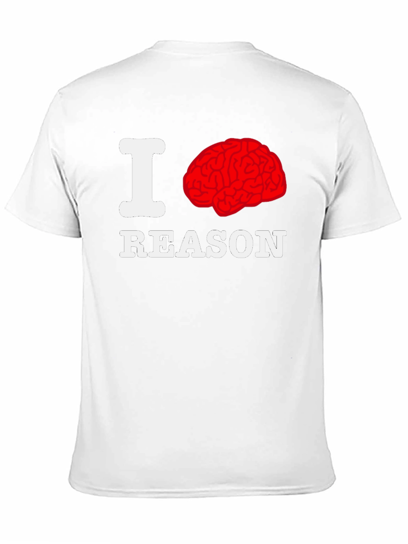 I Brain Reason Graphic T-Shirt - Black