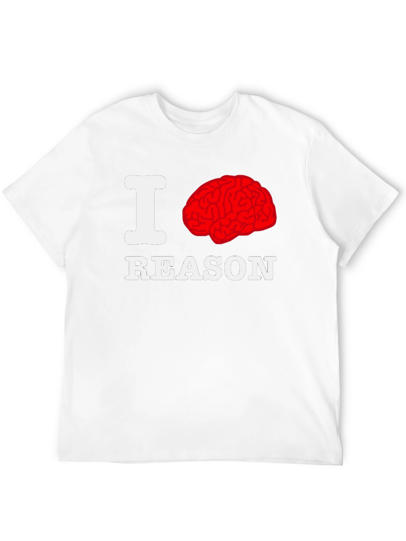 I Brain Reason Graphic T-Shirt - Black